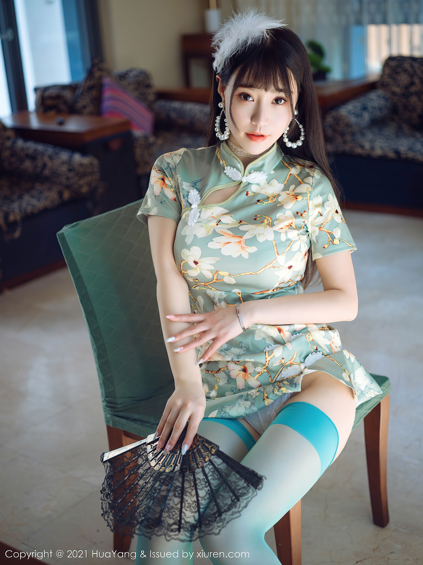 HuaYang Vol.390 Zhu Ke Er (朱可儿Flower) - P5