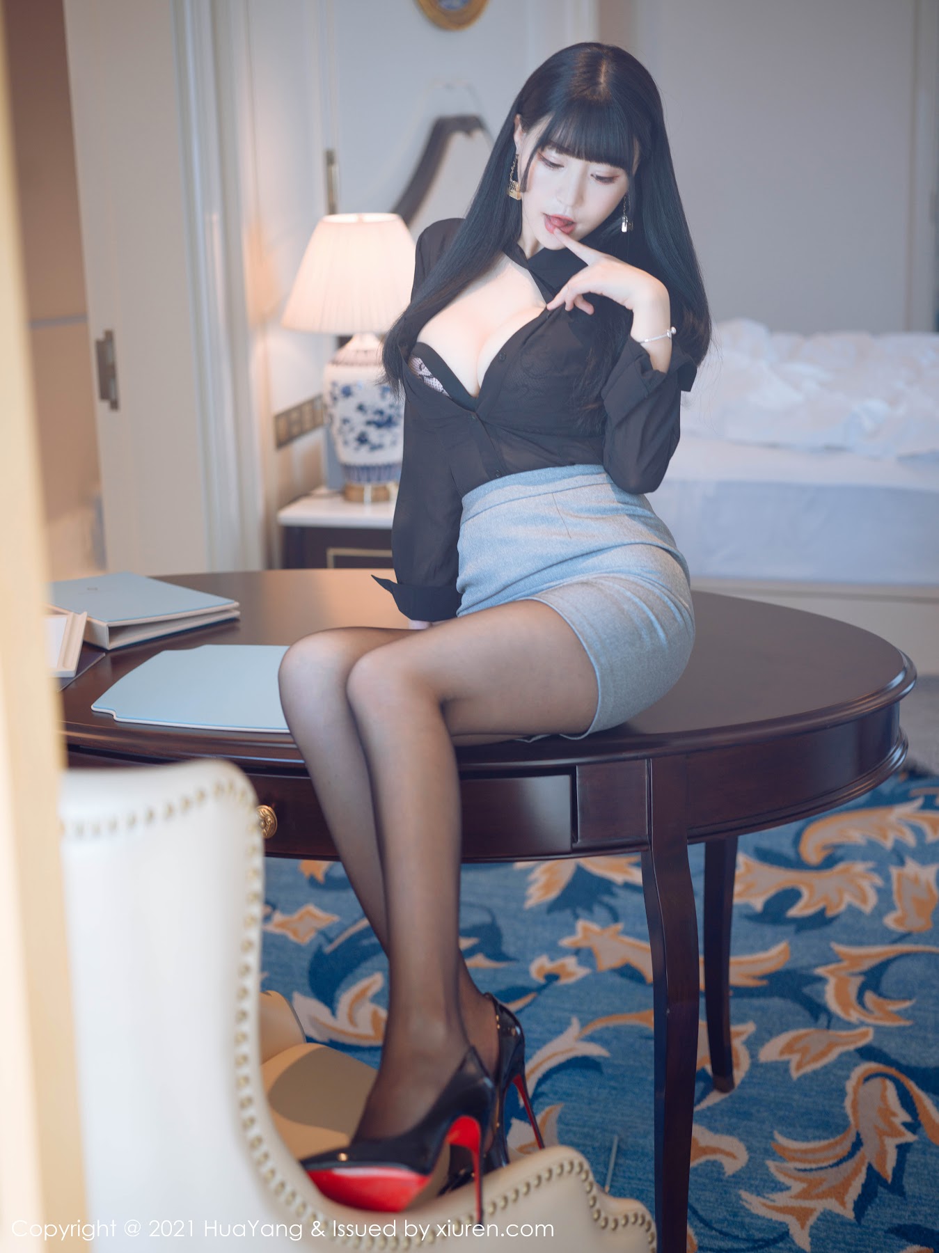 HuaYang Vol.401 Zhu Ke Er (Flower) - P3