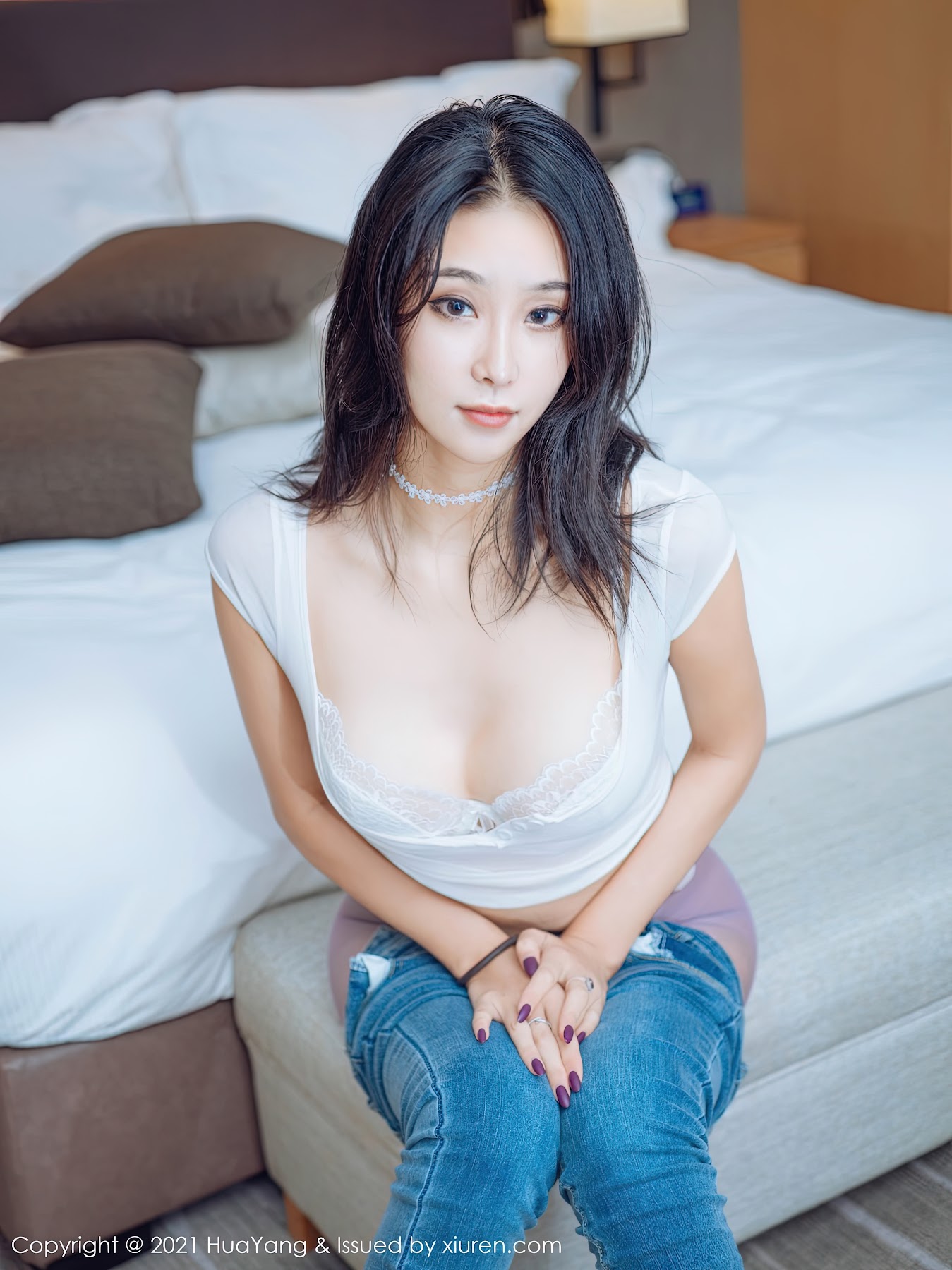 HuaYang Vol.405 蓝夏Akasha - P21