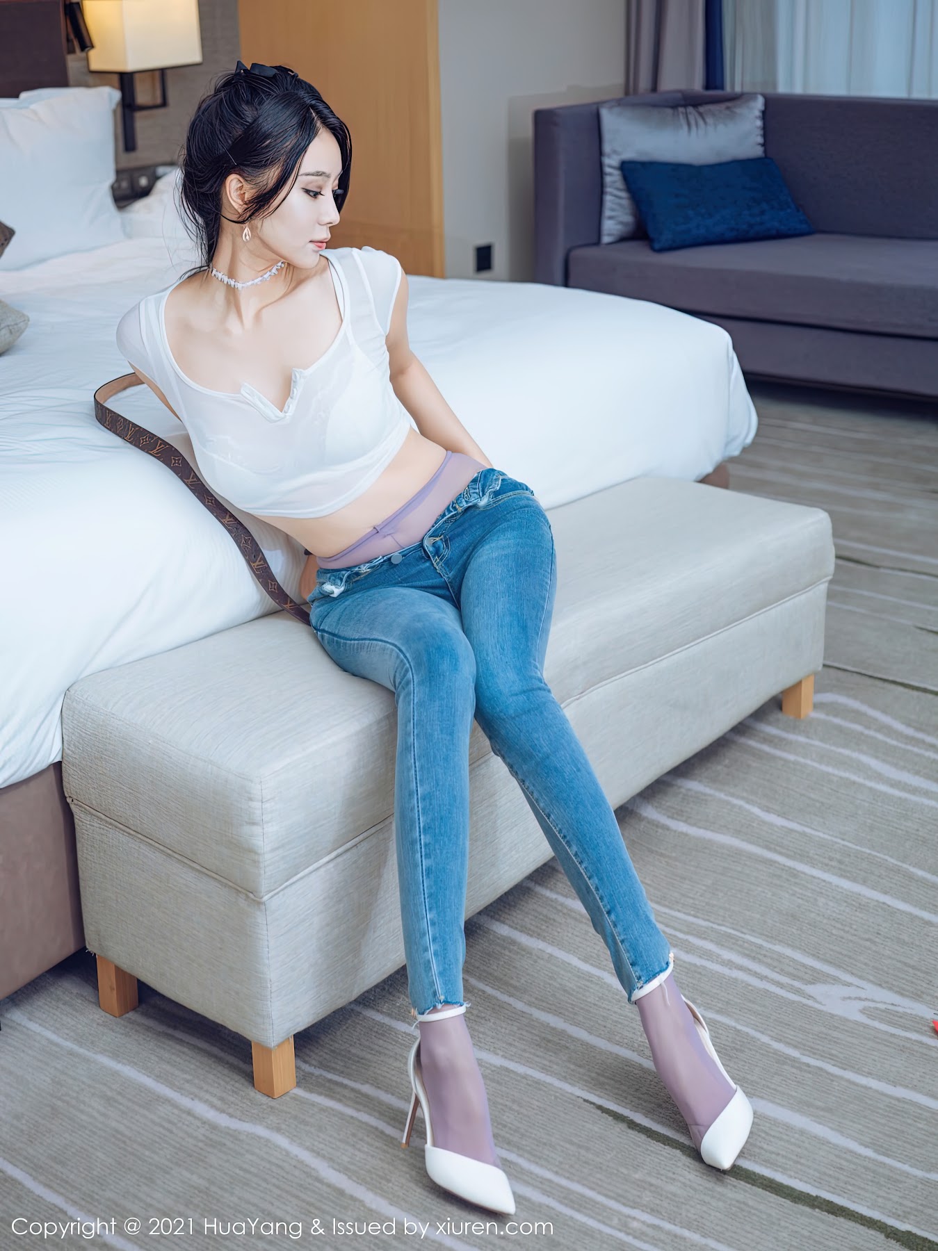 HuaYang Vol.405 蓝夏Akasha - P4