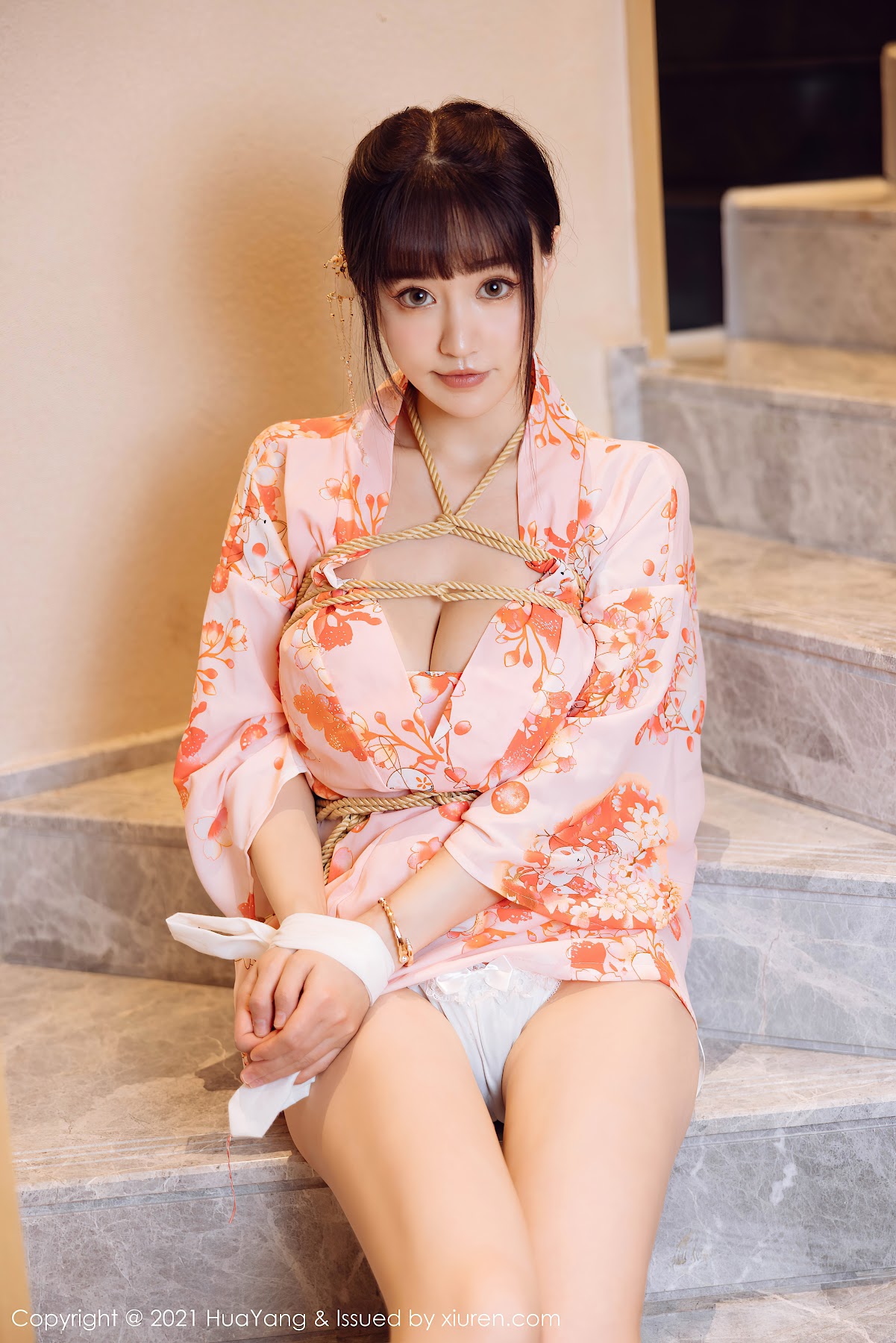 HuaYang Vol.463 Zhu Ke Er (朱可儿Flower) - P3
