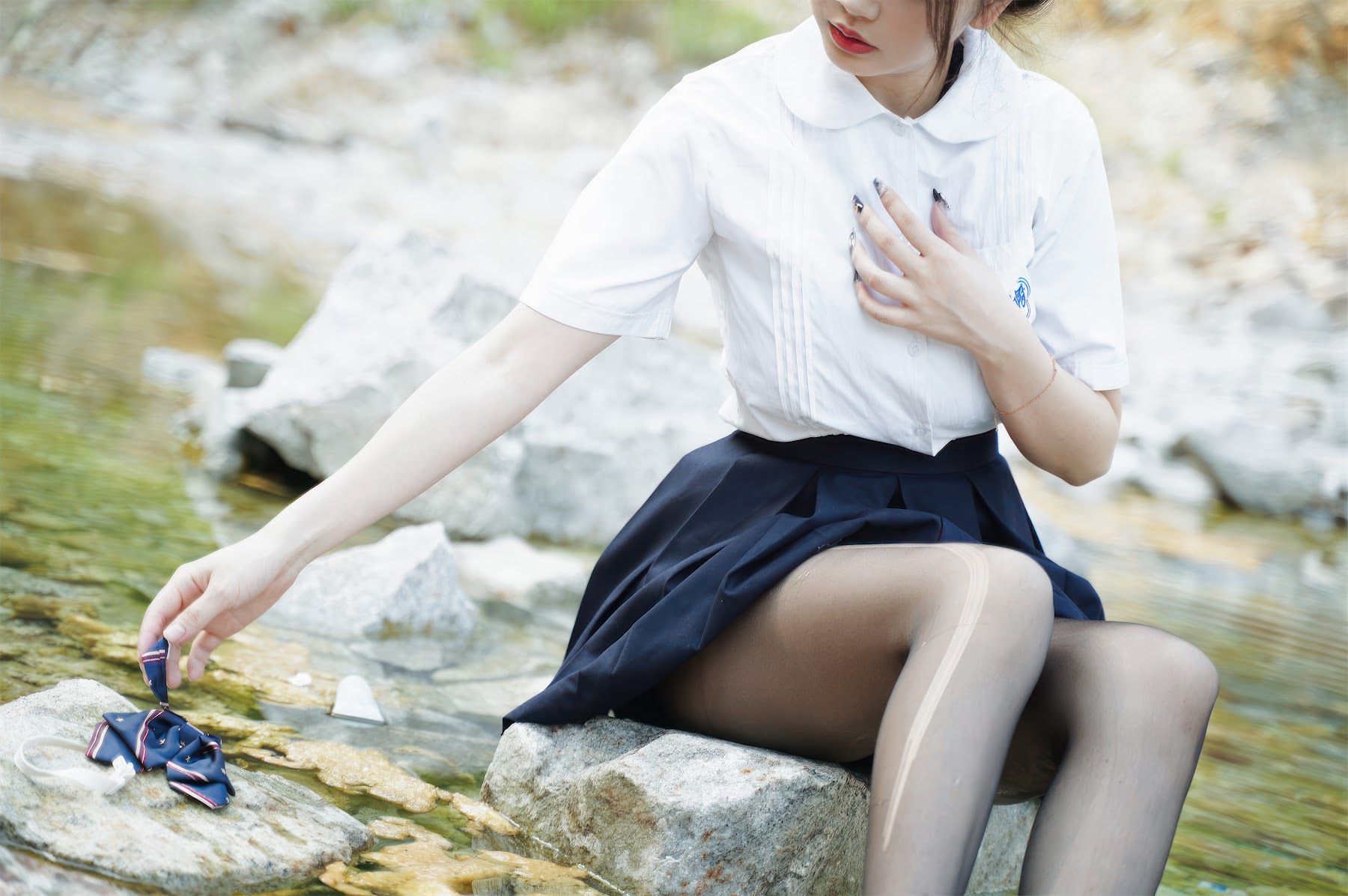 Coser@Tina很妖孽呀 – 小溪体操服死库水JK - P25