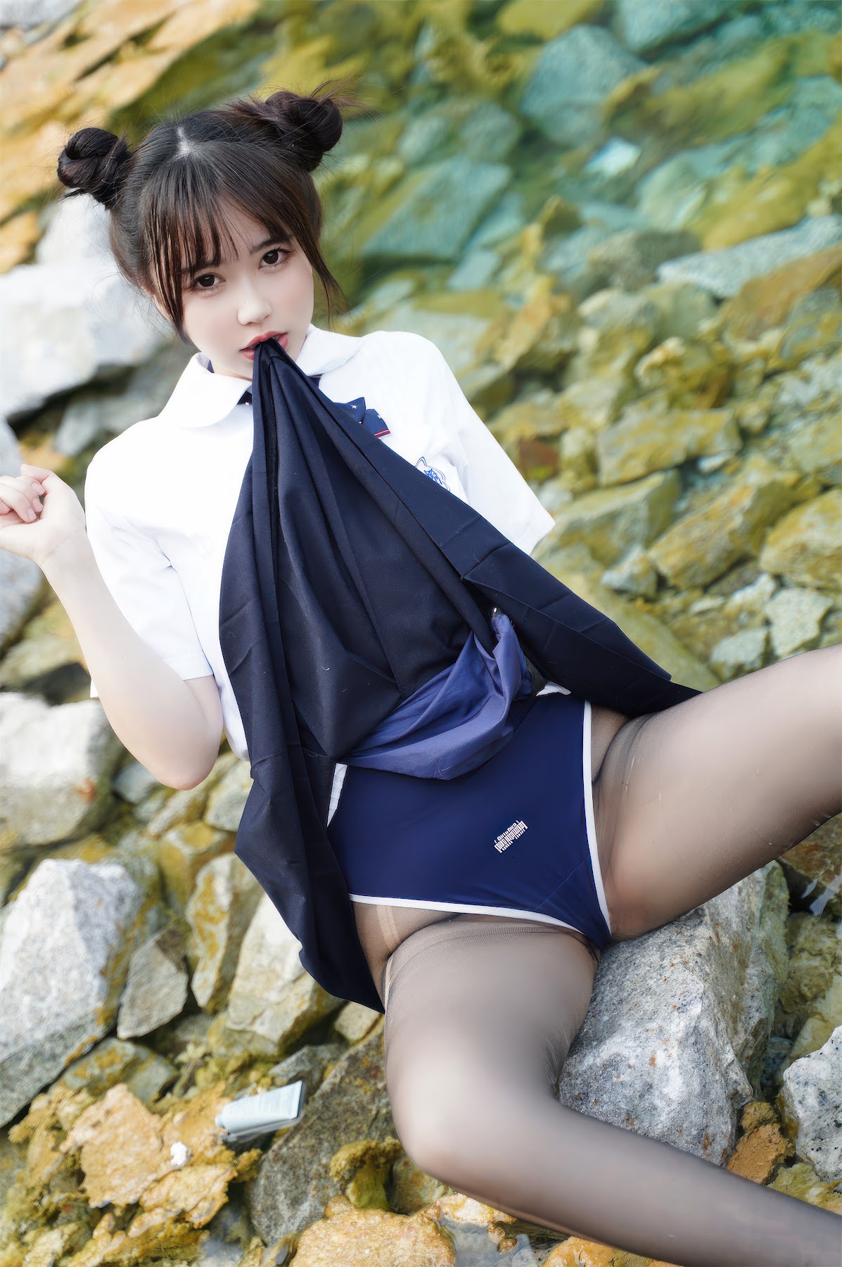 Coser@Tina很妖孽呀 – 小溪体操服死库水JK - P27