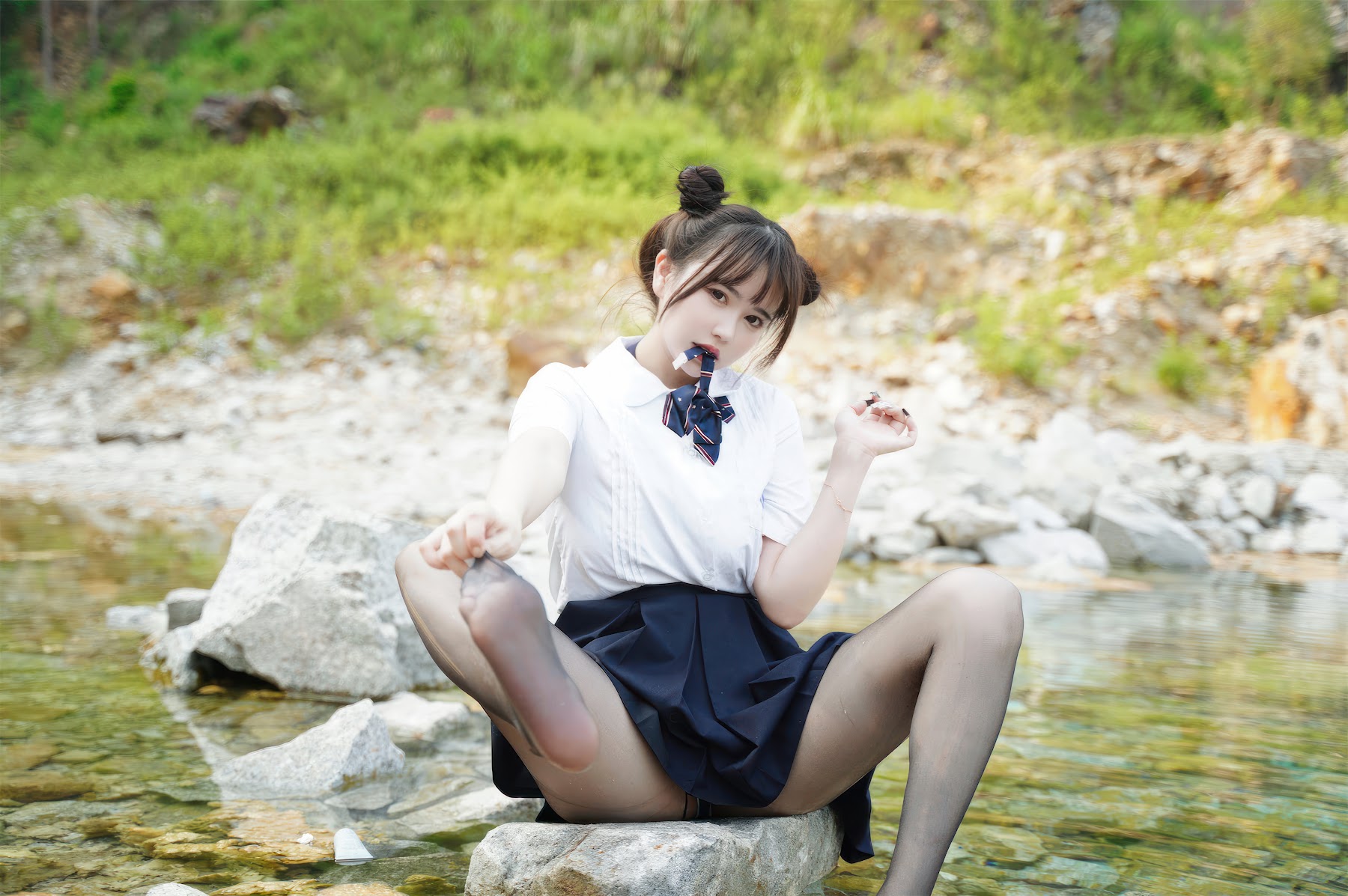 Coser@Tina很妖孽呀 – 小溪体操服死库水JK - P31