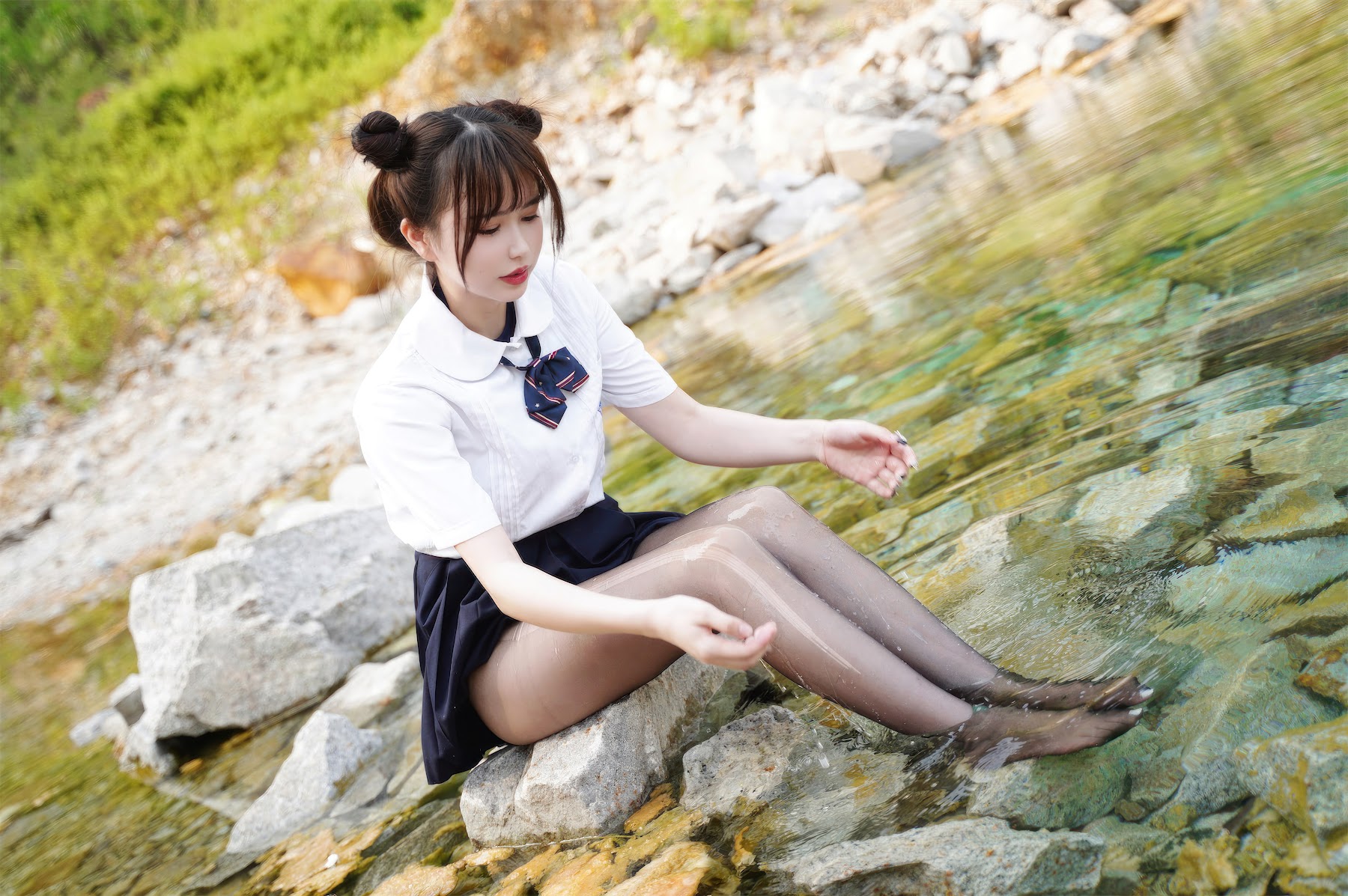Coser@Tina很妖孽呀 – 小溪体操服死库水JK - P38
