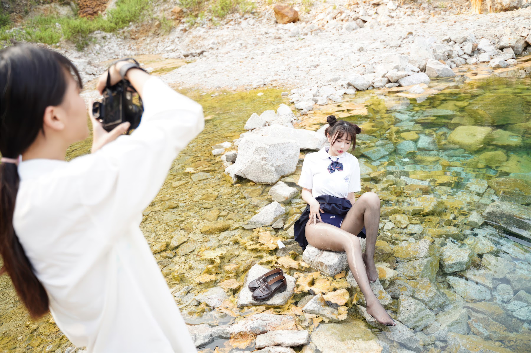 Coser@Tina很妖孽呀 – 小溪体操服死库水JK - P40