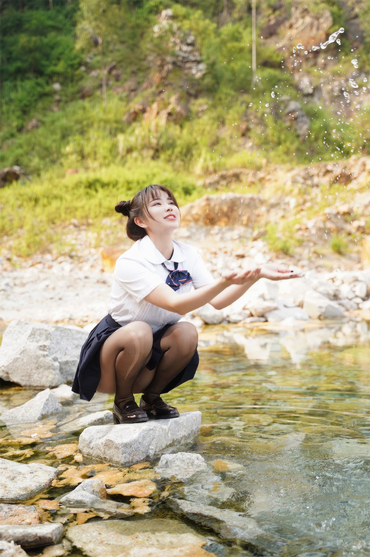 Coser@Tina很妖孽呀 – 小溪体操服死库水JK - P46