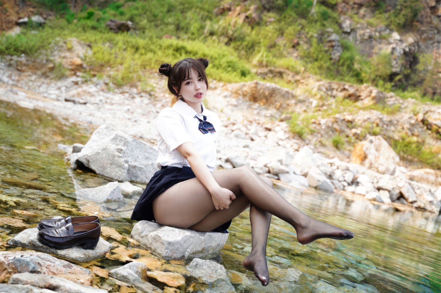 Coser@Tina很妖孽呀 – 小溪体操服死库水JK - P49