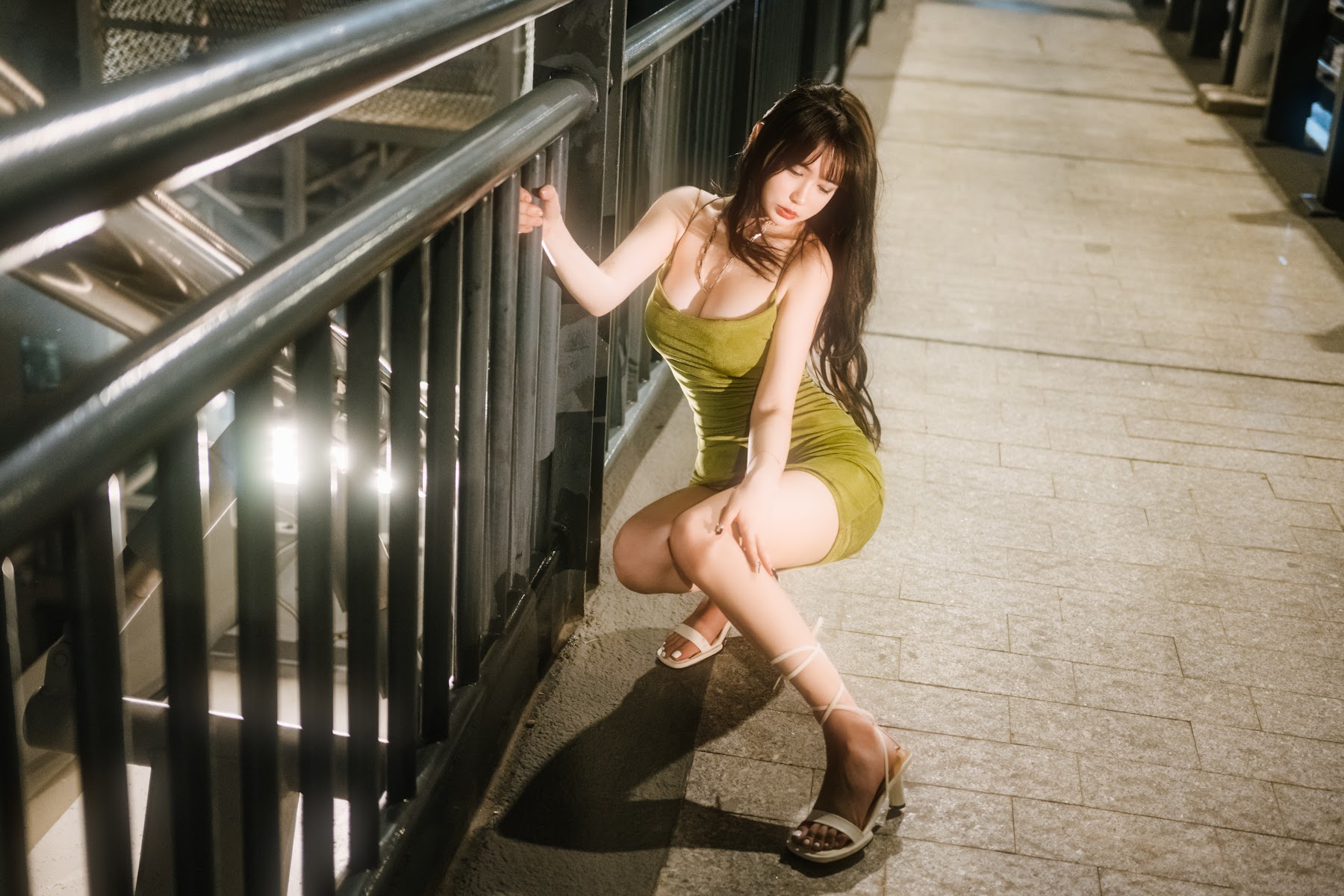 Coser@Tina很妖孽呀 – 绿色连衣裙 - P14