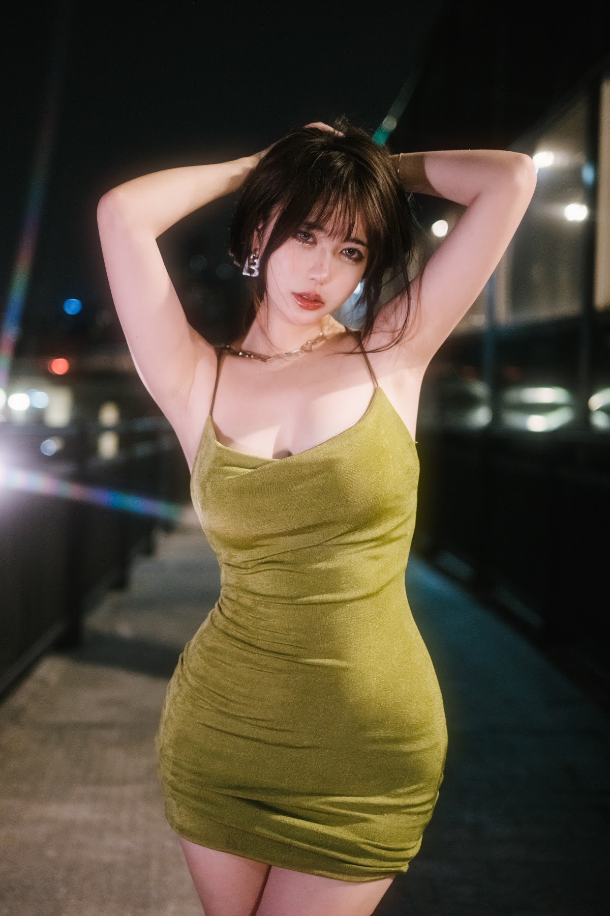 Coser@Tina很妖孽呀 – 绿色连衣裙 - P33