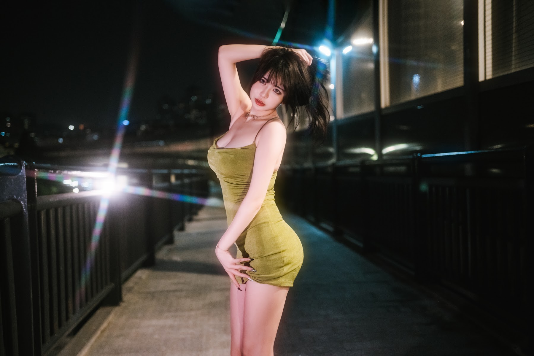 Coser@Tina很妖孽呀 – 绿色连衣裙 - P35