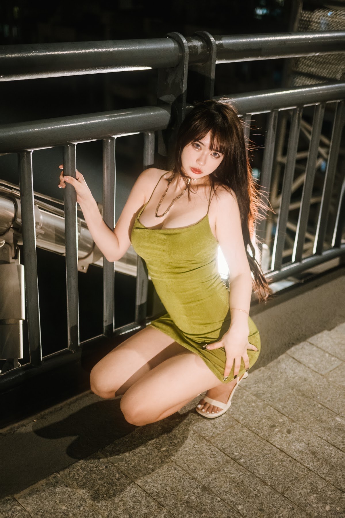 Coser@Tina很妖孽呀 – 绿色连衣裙 - P7