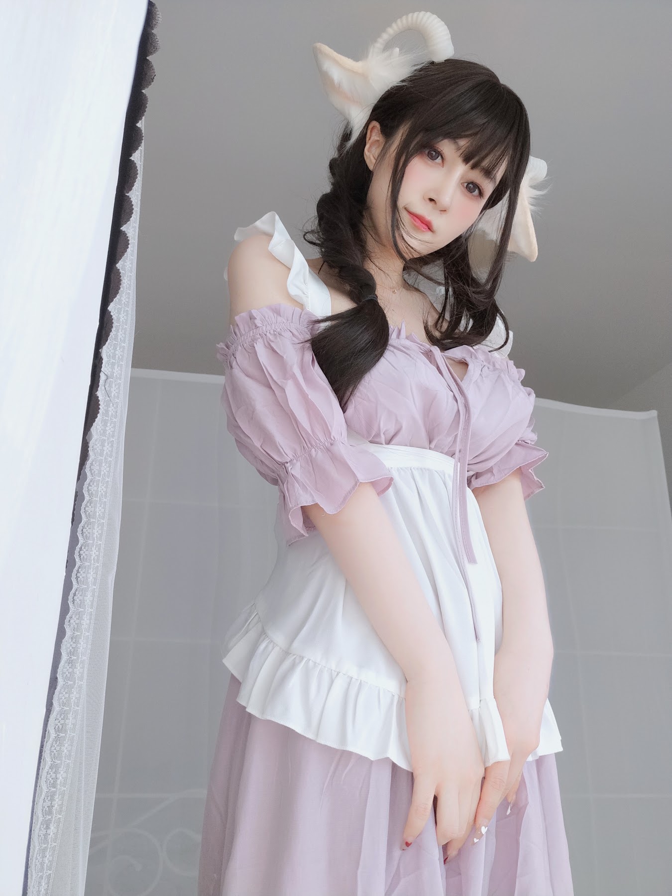 Coser@白银81 – 白丝兔耳女仆 - P104