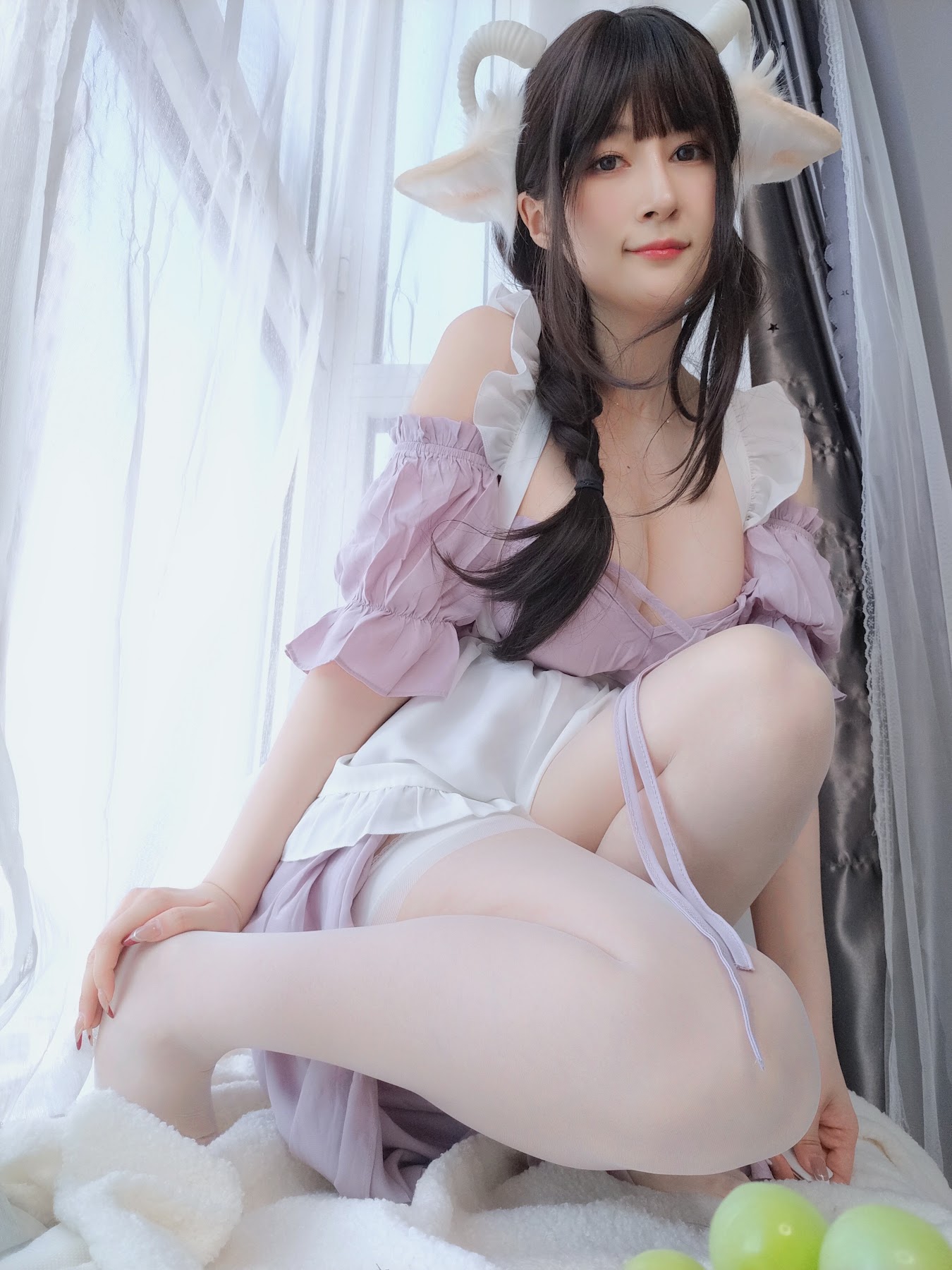 Coser@白银81 – 白丝兔耳女仆 - P161
