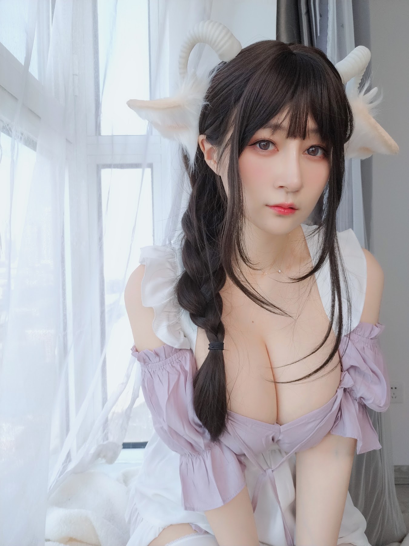 Coser@白银81 – 白丝兔耳女仆 - P27