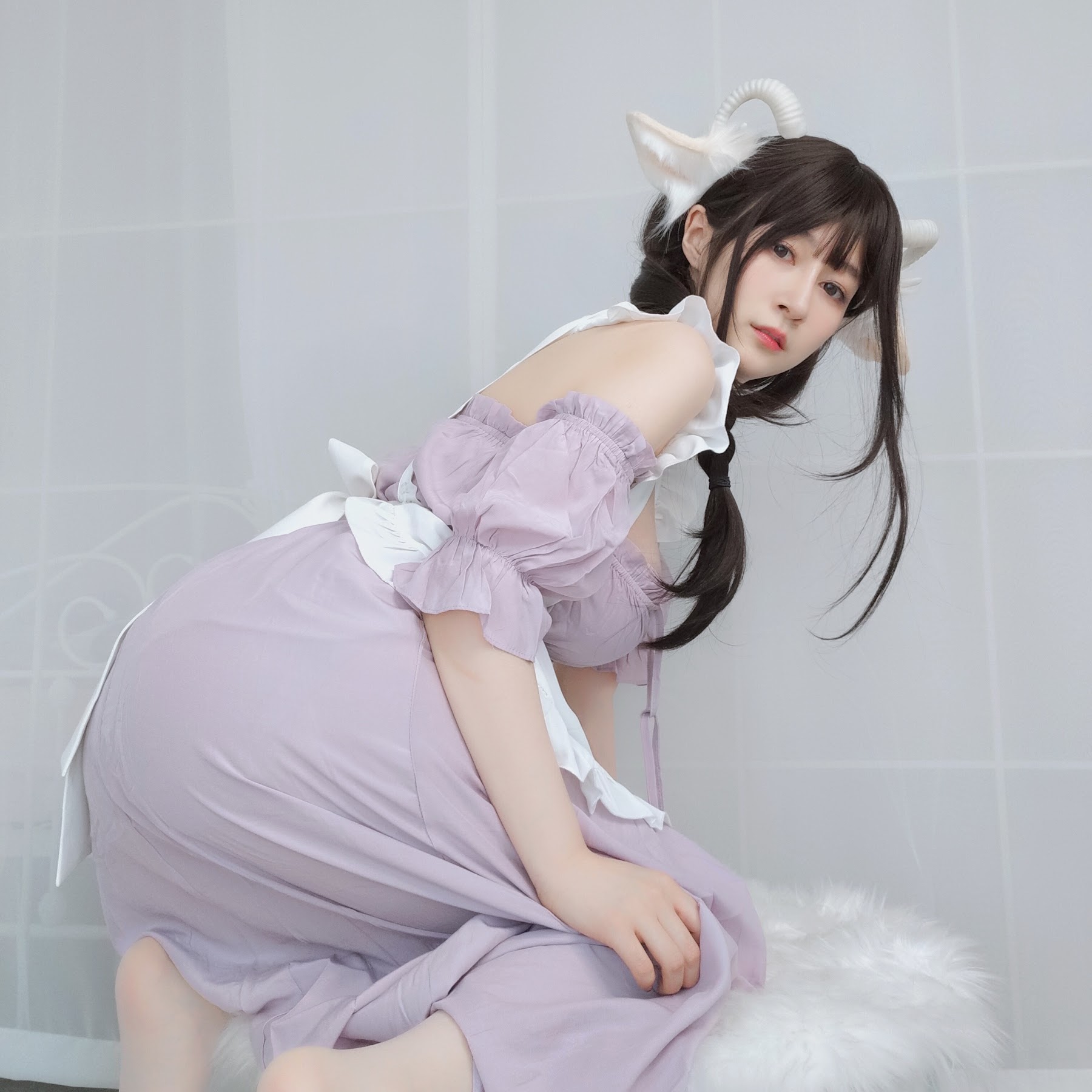 Coser@白银81 – 白丝兔耳女仆 - P28