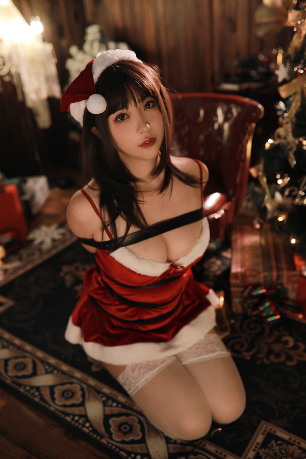 Coser@小容仔咕咕咕w Vol.002 圣诞礼物×捆绑 - P34