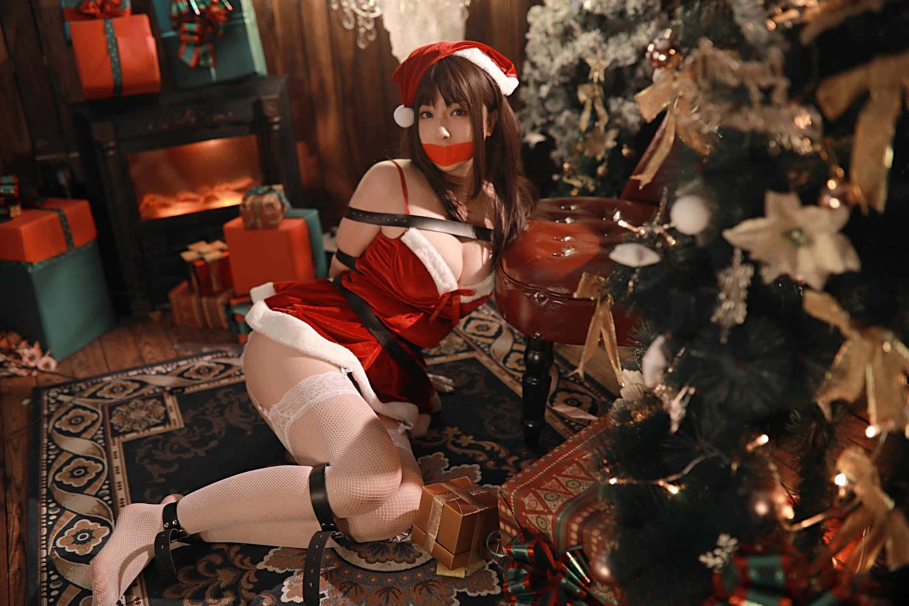 Coser@小容仔咕咕咕w Vol.002 圣诞礼物×捆绑 - P3