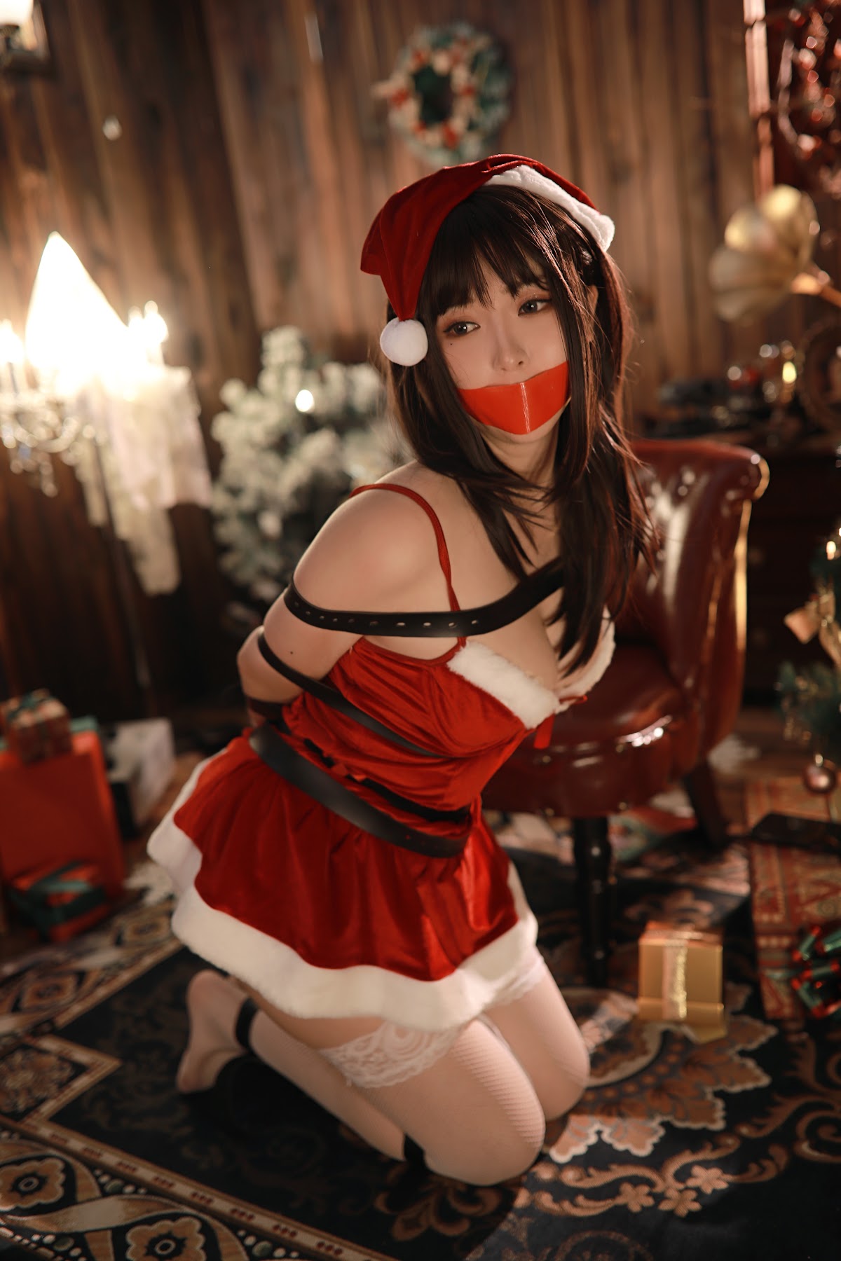 Coser@小容仔咕咕咕w Vol.002 圣诞礼物×捆绑 - P7