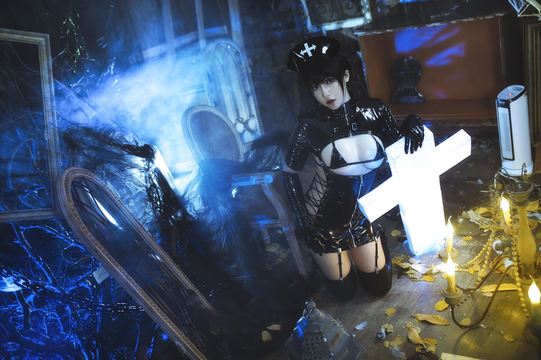 Coser@小容仔咕咕咕w Vol.003 黑暗护士 - P25