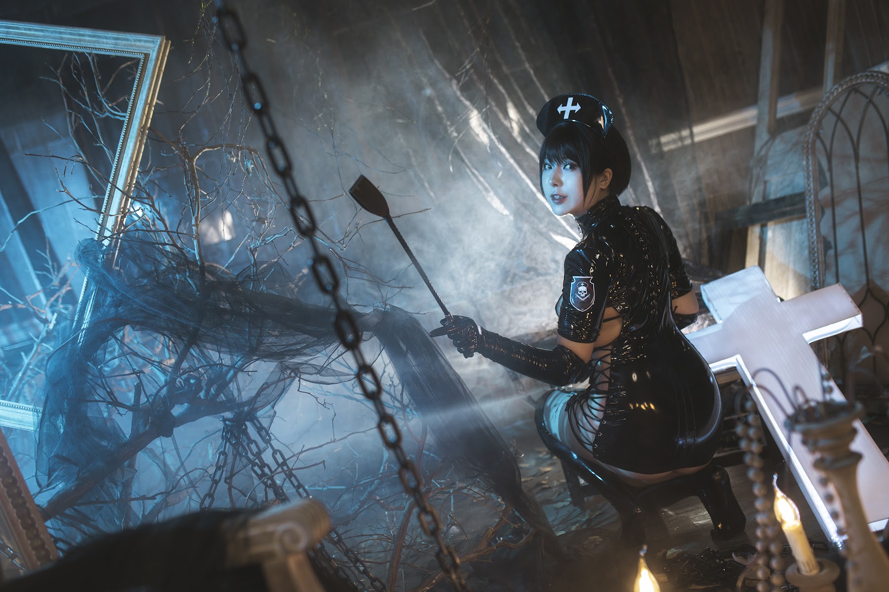 Coser@小容仔咕咕咕w Vol.003 黑暗护士 - P36