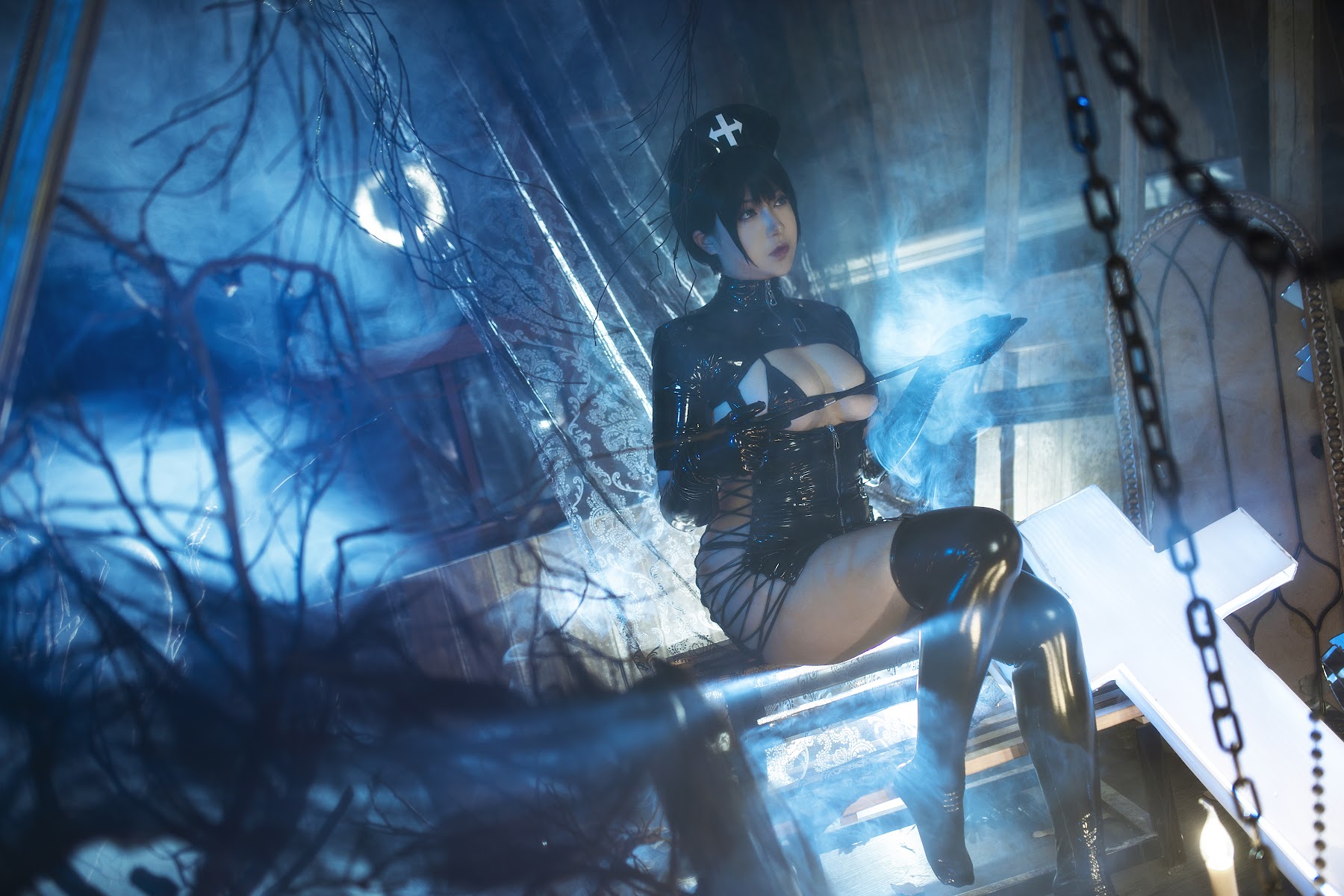 Coser@小容仔咕咕咕w Vol.003 黑暗护士 - P40