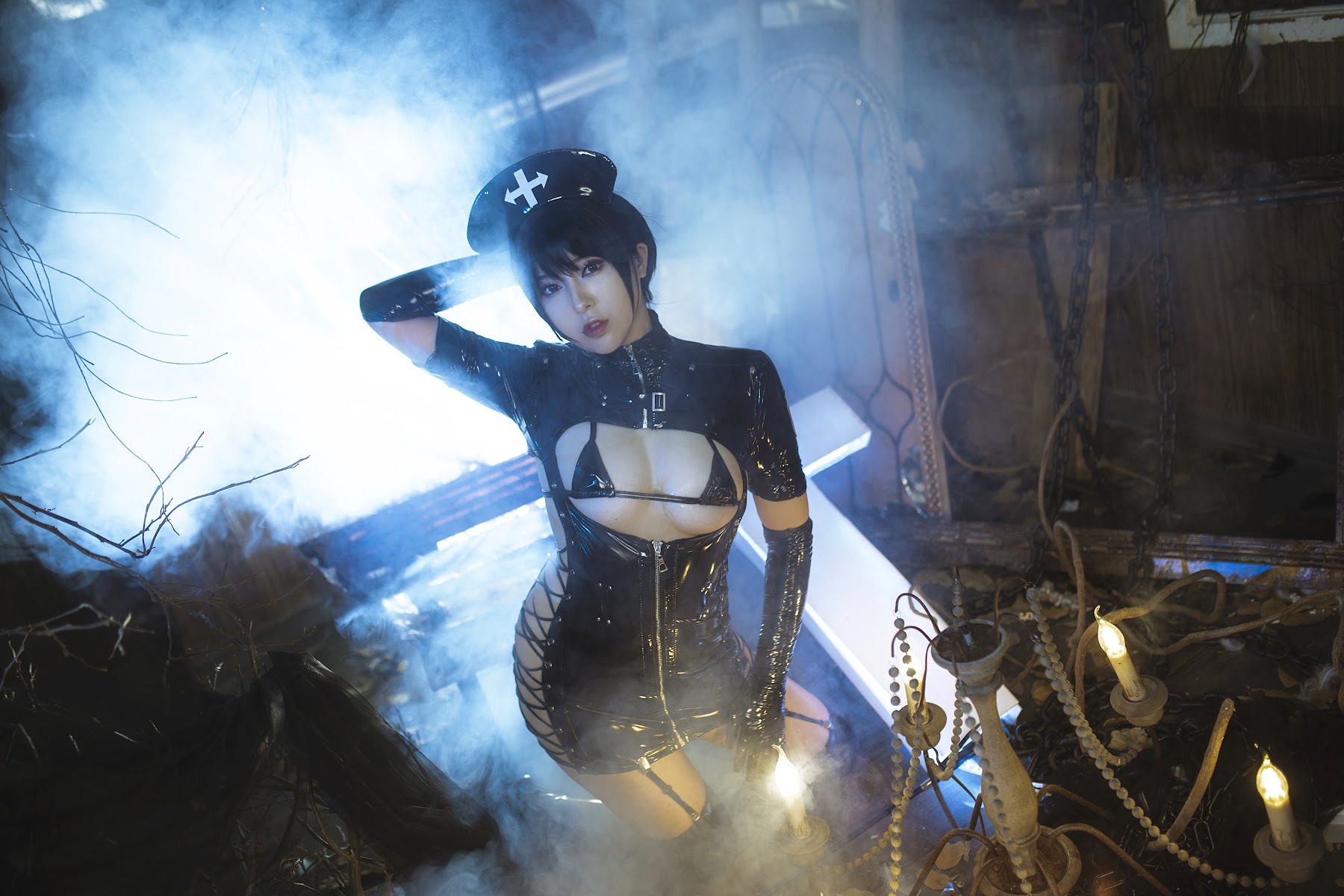 Coser@小容仔咕咕咕w Vol.003 黑暗护士 - P45