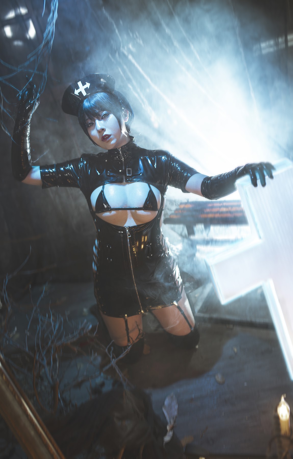Coser@小容仔咕咕咕w Vol.003 黑暗护士 - P48