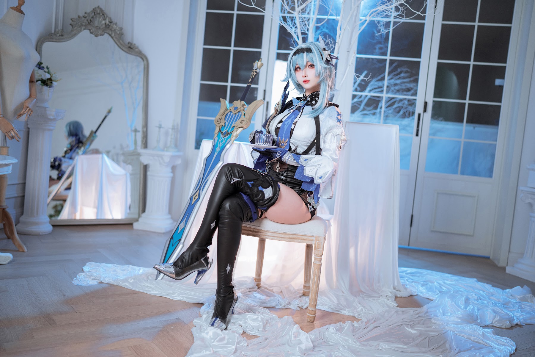 Coser@rioko凉凉子 – 优菈浪花骑士 - P47