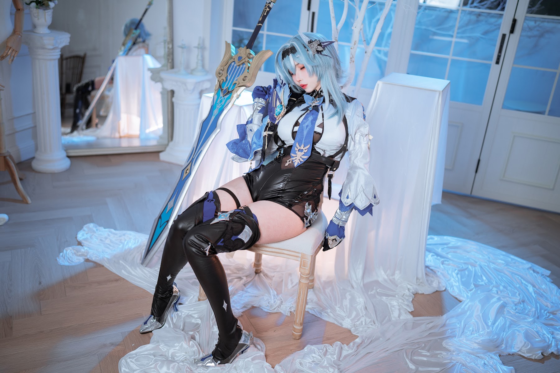 Coser@rioko凉凉子 – 优菈浪花骑士 - P49