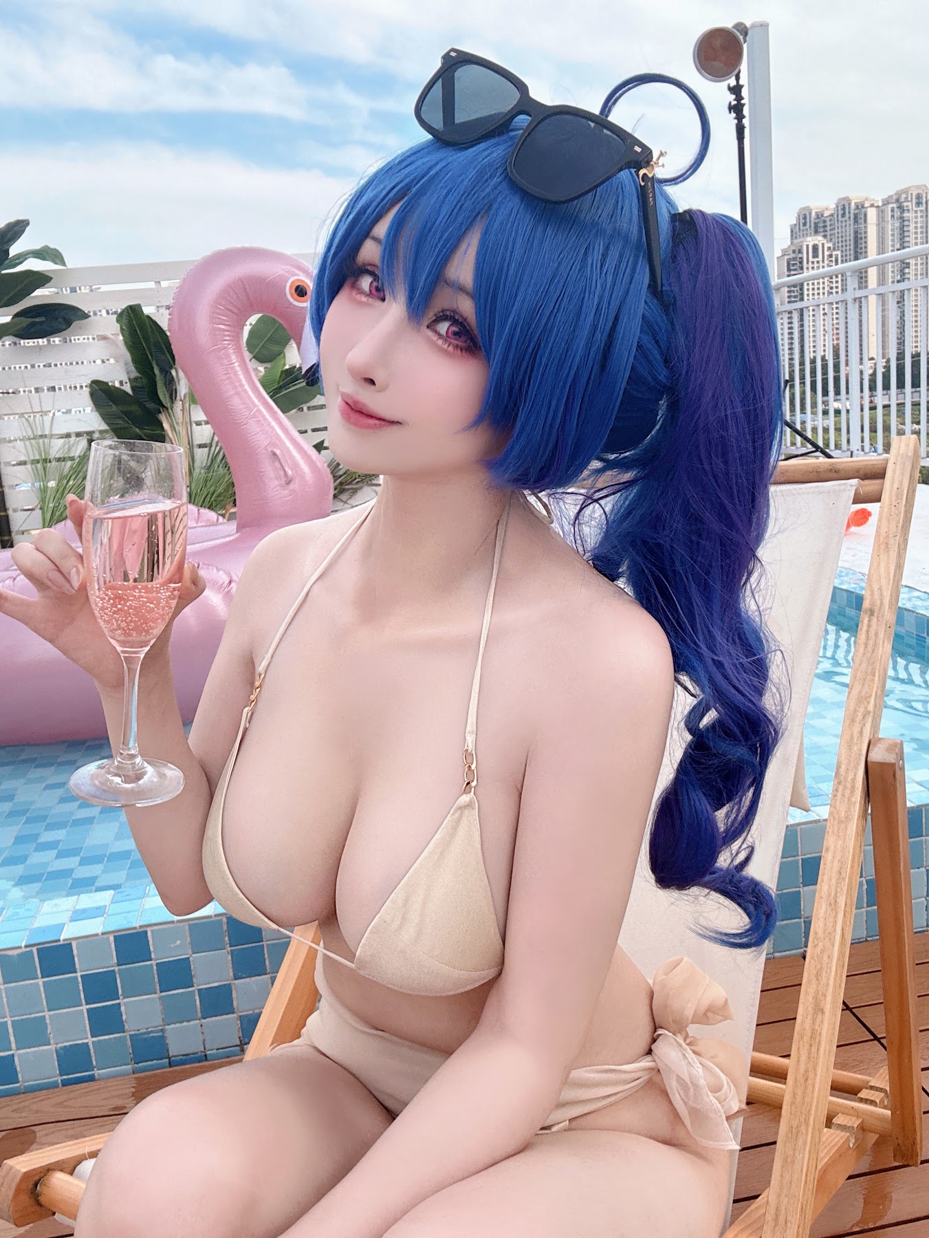 Coser@rioko凉凉子 – 圣姨泳装 - P38