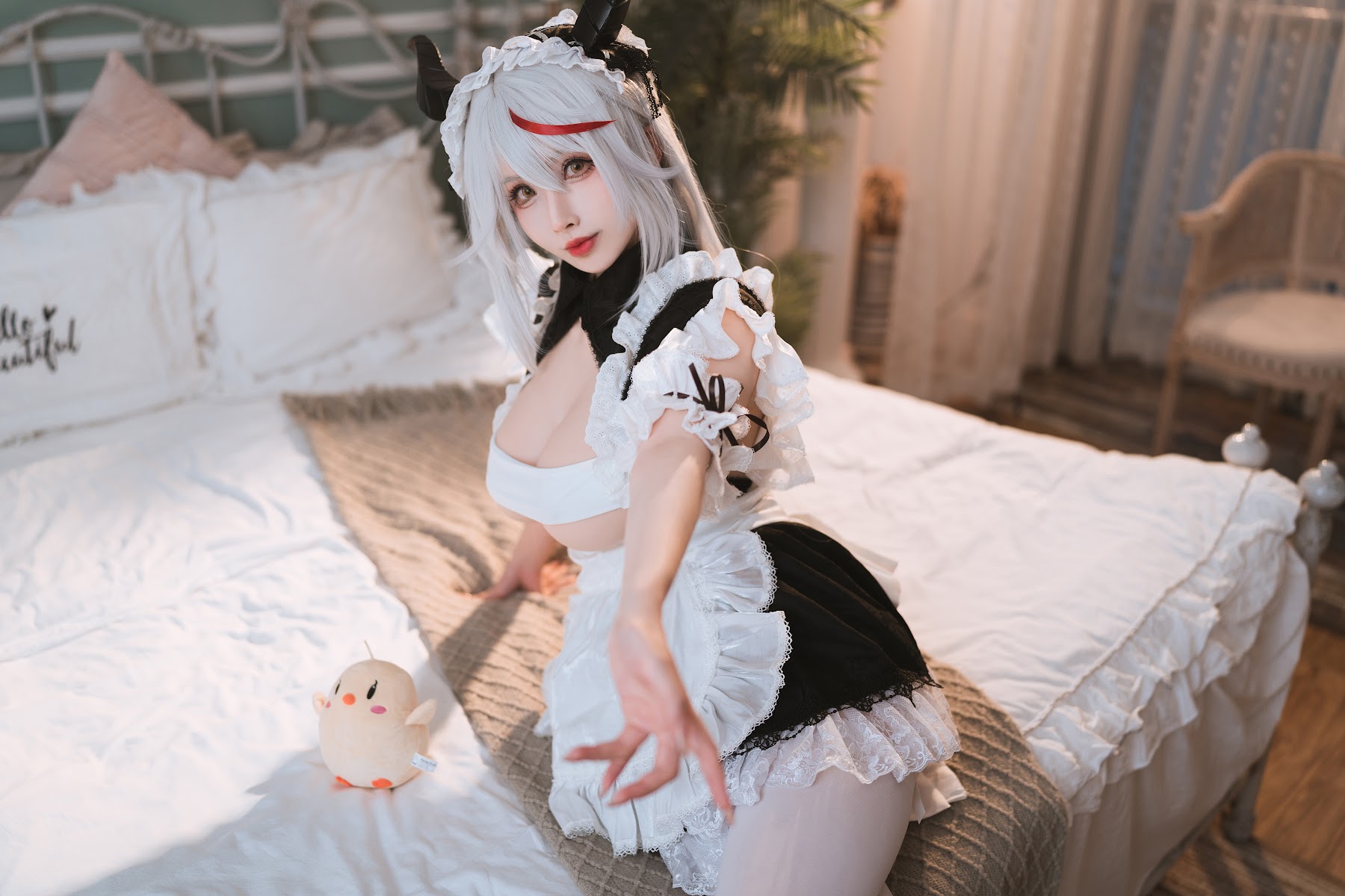 Coser@rioko凉凉子 – 妄想航线 港区的龙女仆 - P26