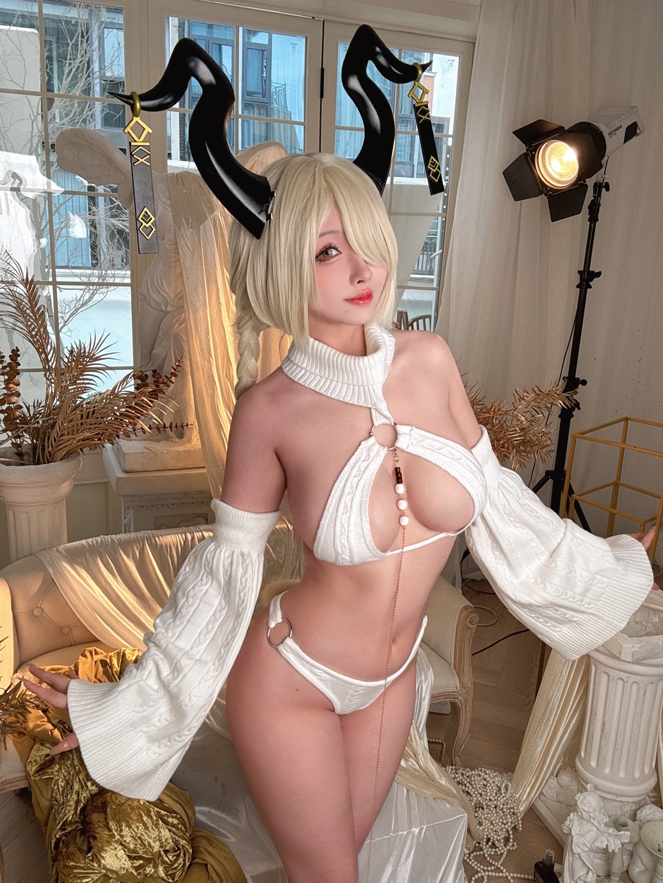 Coser@rioko凉凉子 – 尾张毛衣 - P19