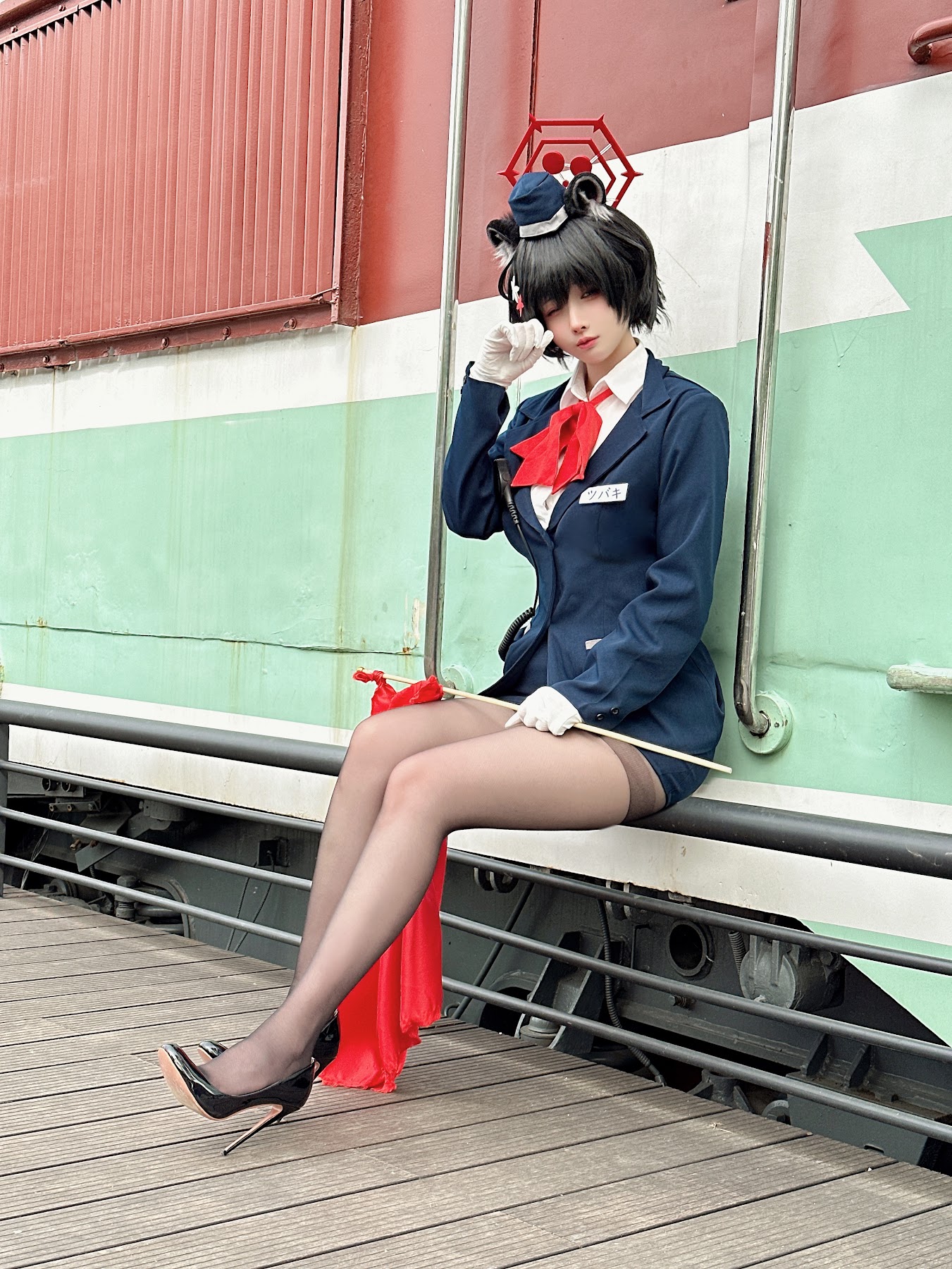 Coser@rioko凉凉子 – 蔚蓝档案 导游 椿 - P51