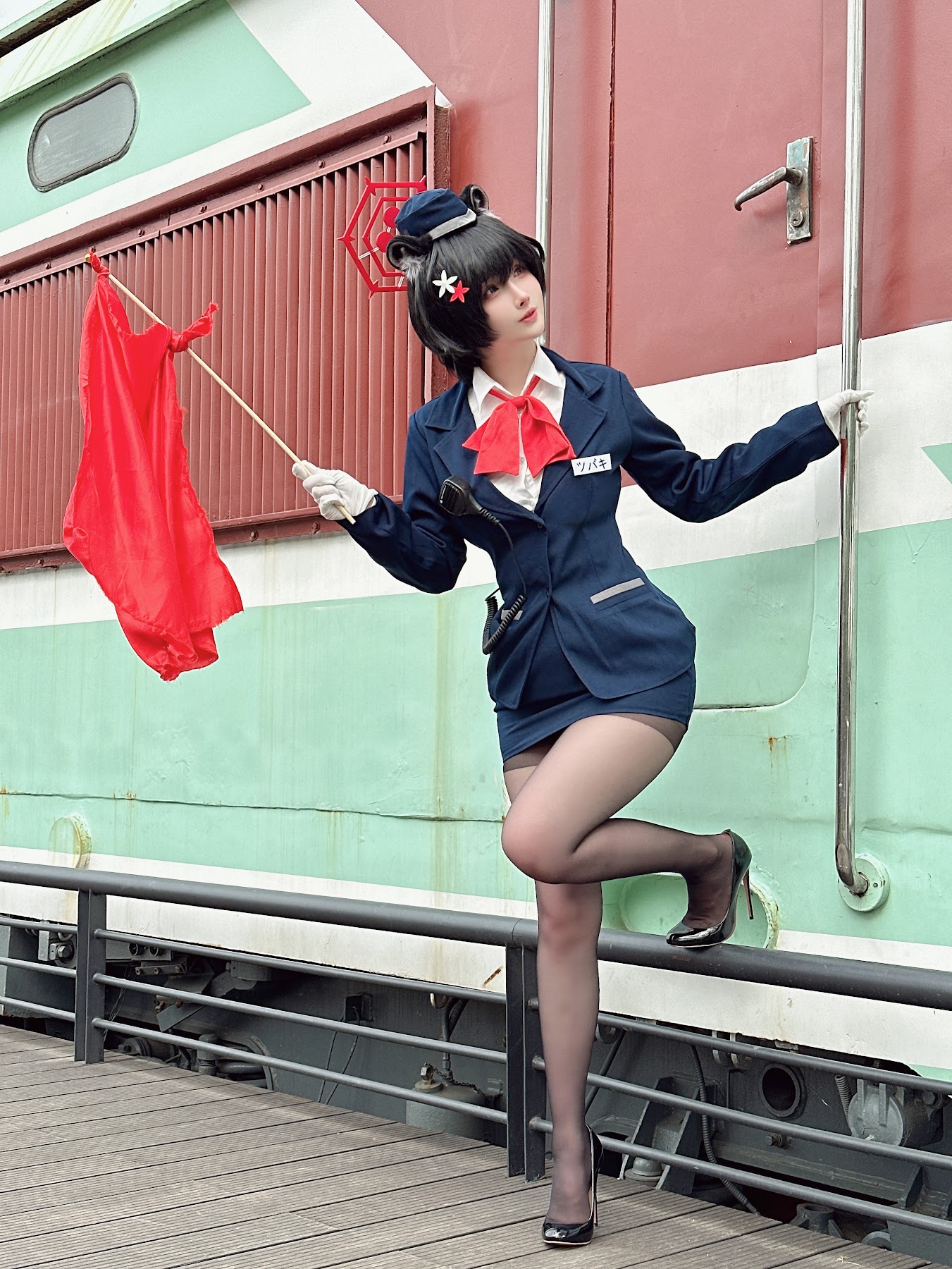 Coser@rioko凉凉子 – 蔚蓝档案 导游 椿 - P54