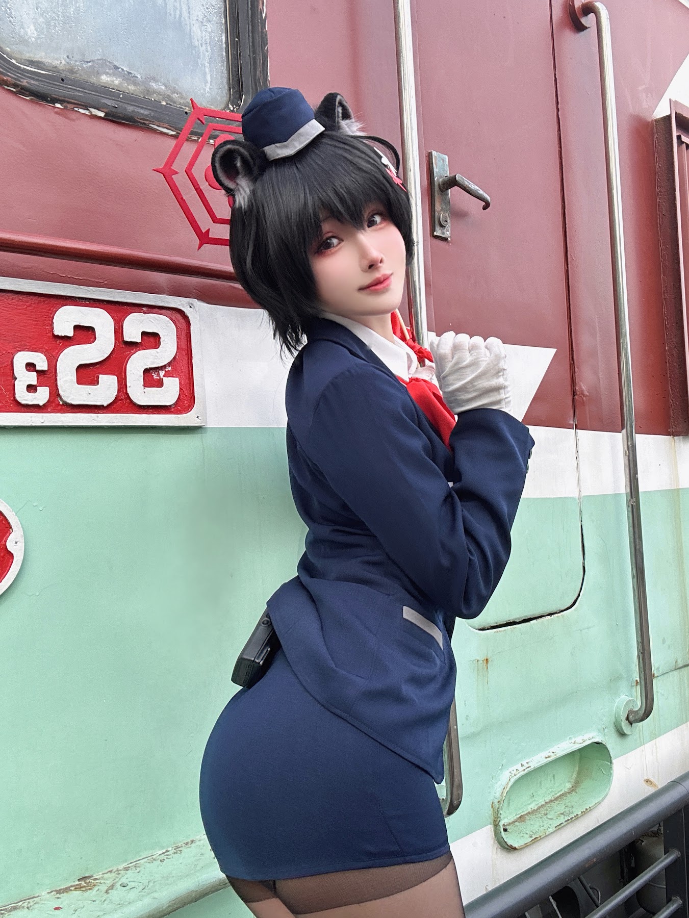 Coser@rioko凉凉子 – 蔚蓝档案 导游 椿 - P58