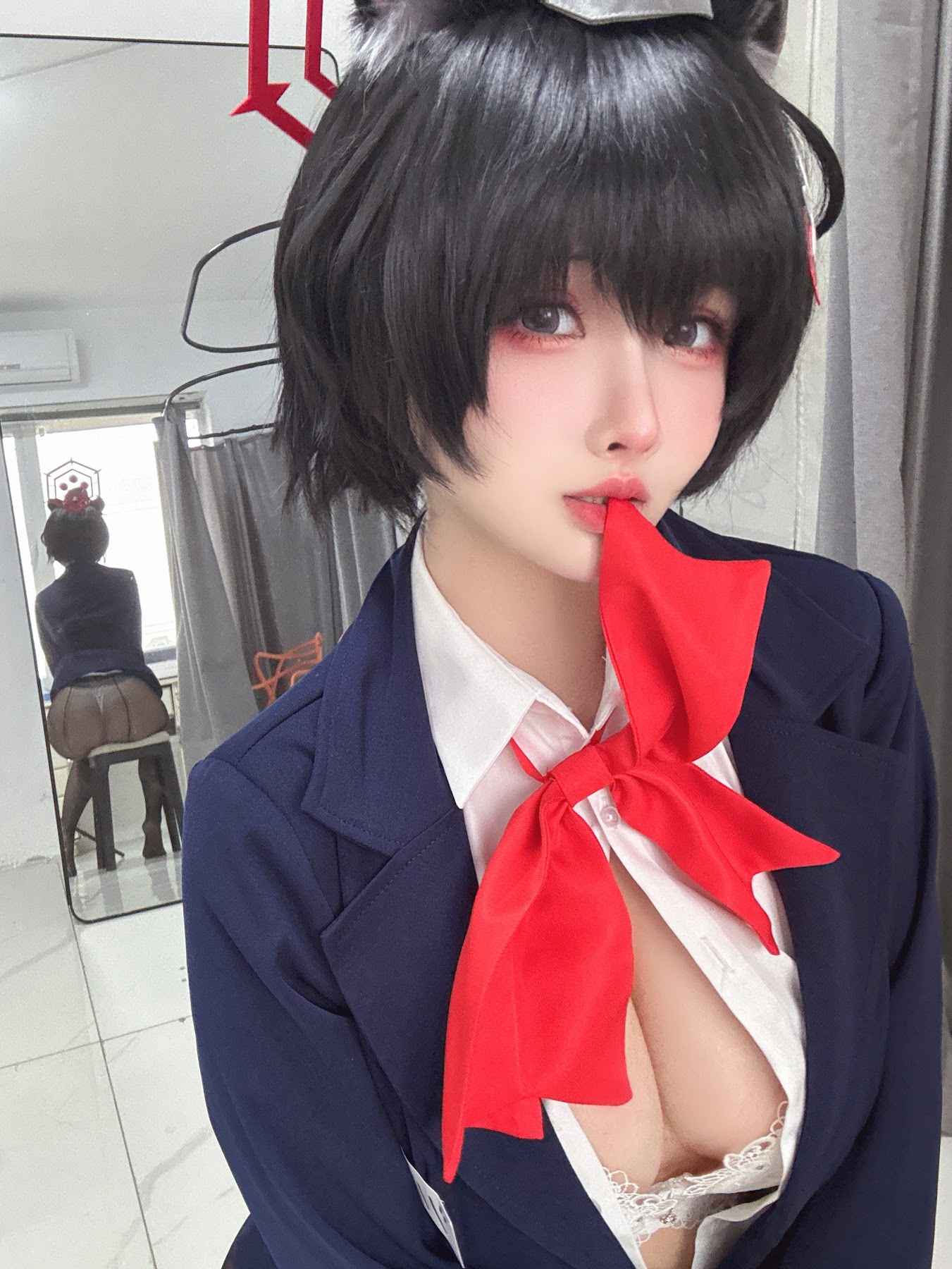 Coser@rioko凉凉子 – 蔚蓝档案 导游 椿 - P60