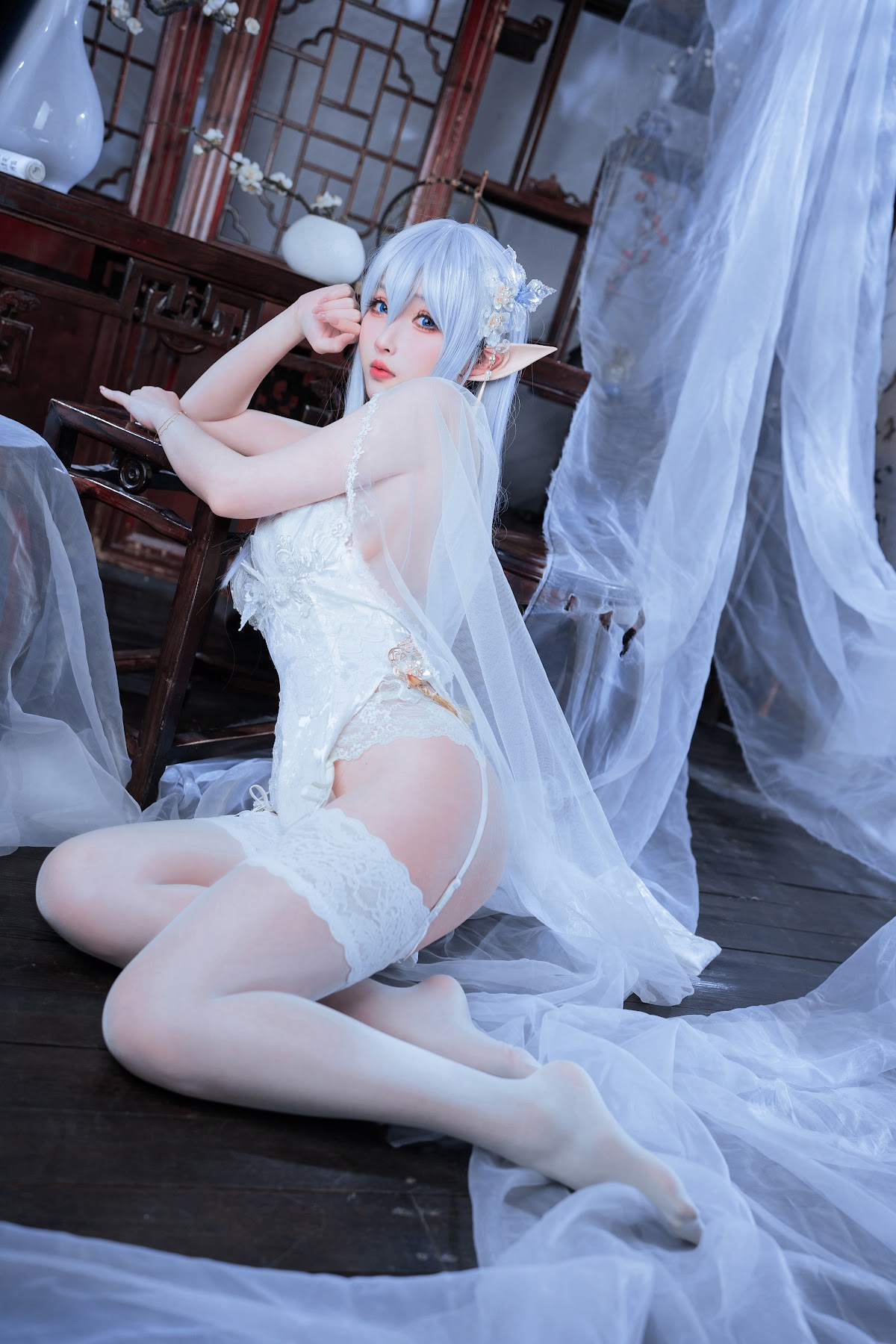 Coser@rioko凉凉子 – 阿尔比恩旗袍 - P16