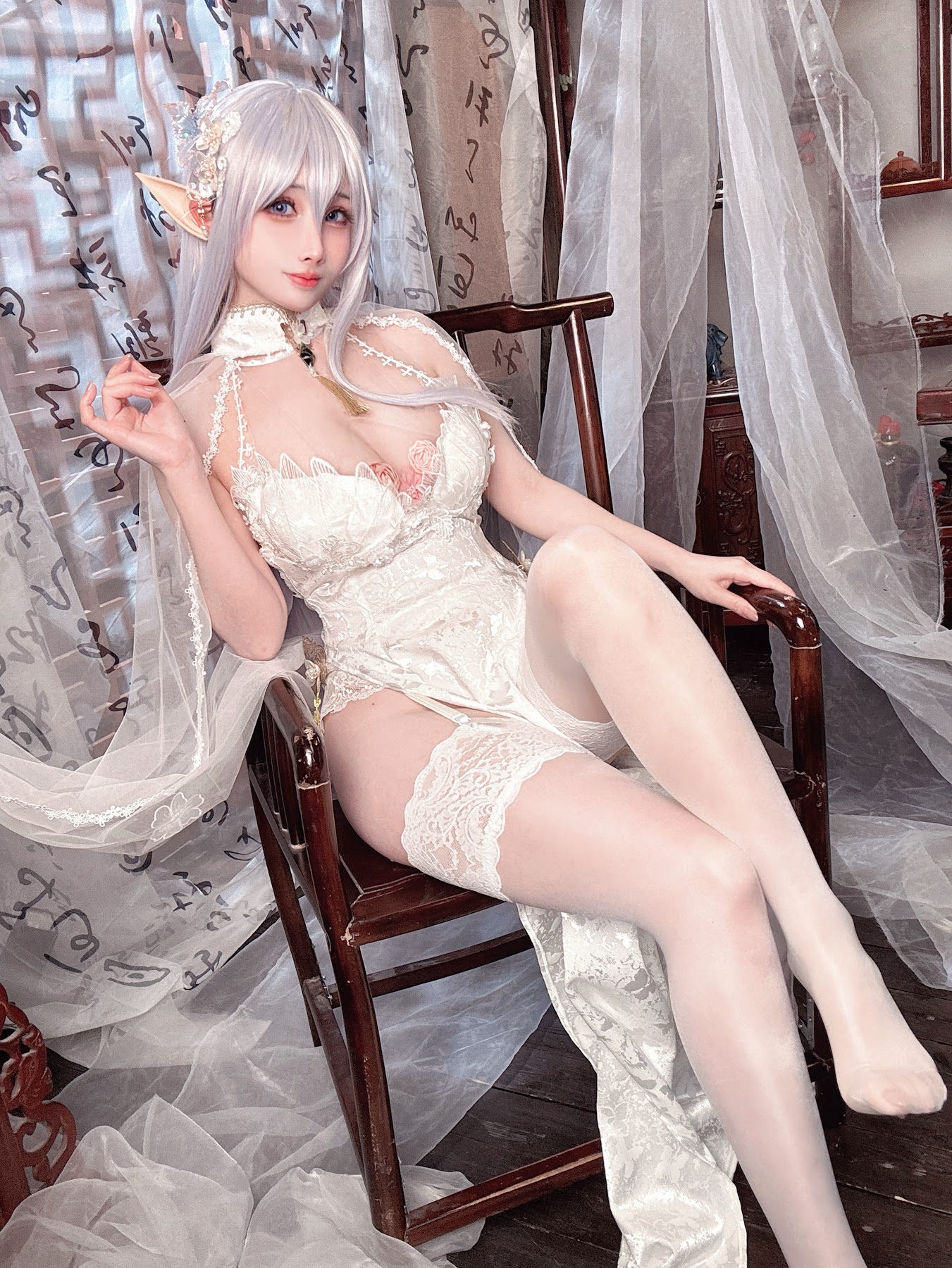 Coser@rioko凉凉子 – 阿尔比恩旗袍 - P30