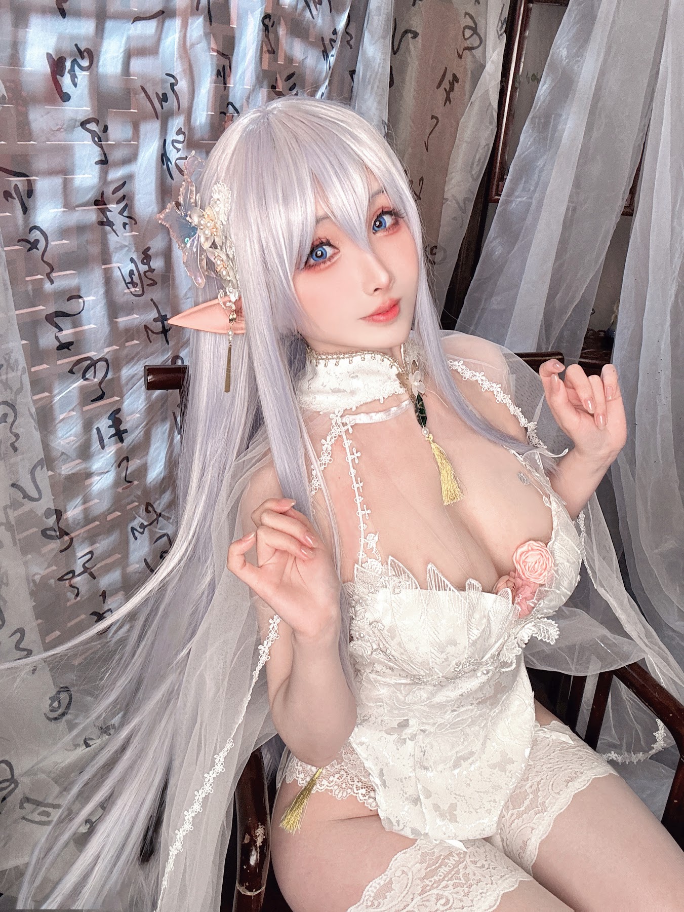 Coser@rioko凉凉子 – 阿尔比恩旗袍 - P32