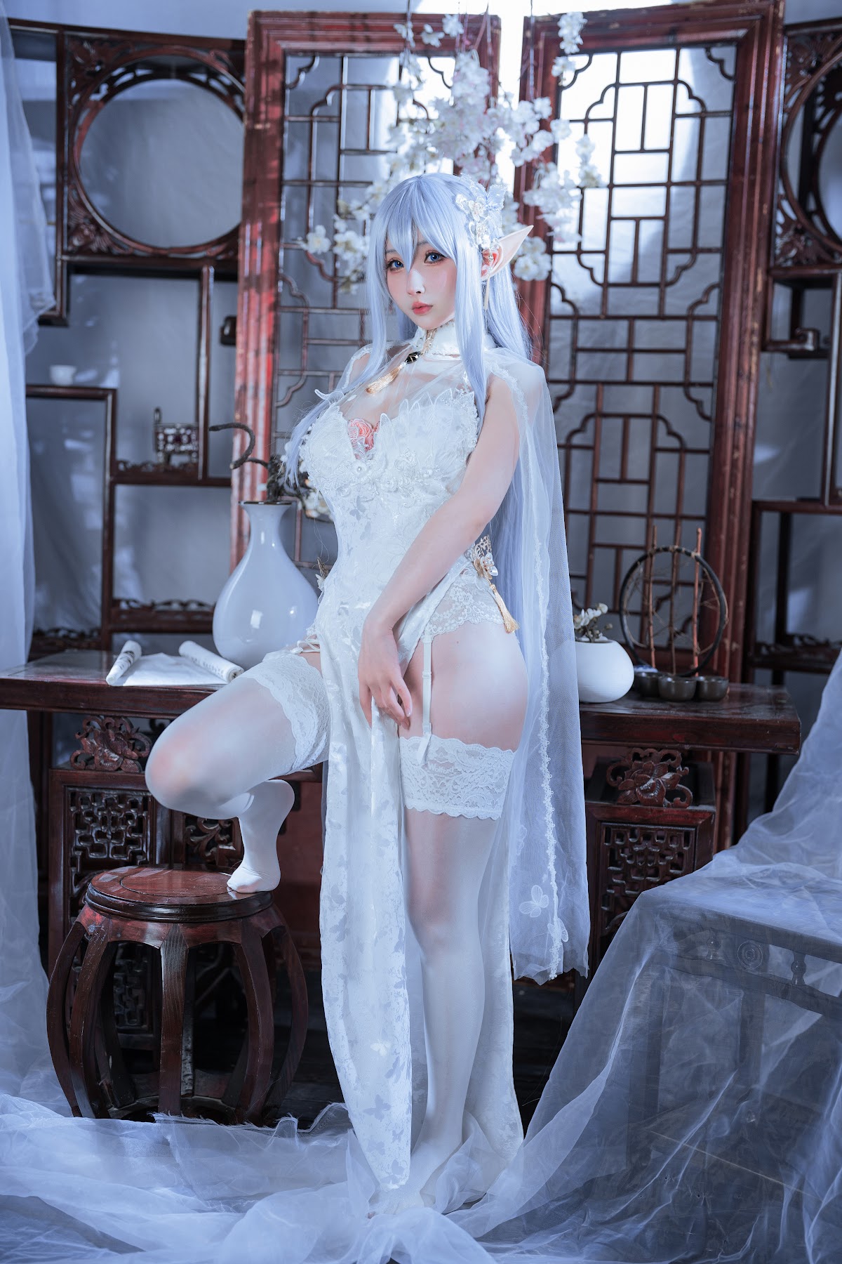 Coser@rioko凉凉子 – 阿尔比恩旗袍 - P3