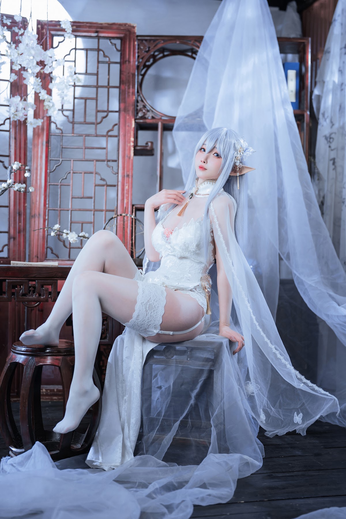 Coser@rioko凉凉子 – 阿尔比恩旗袍 - P42