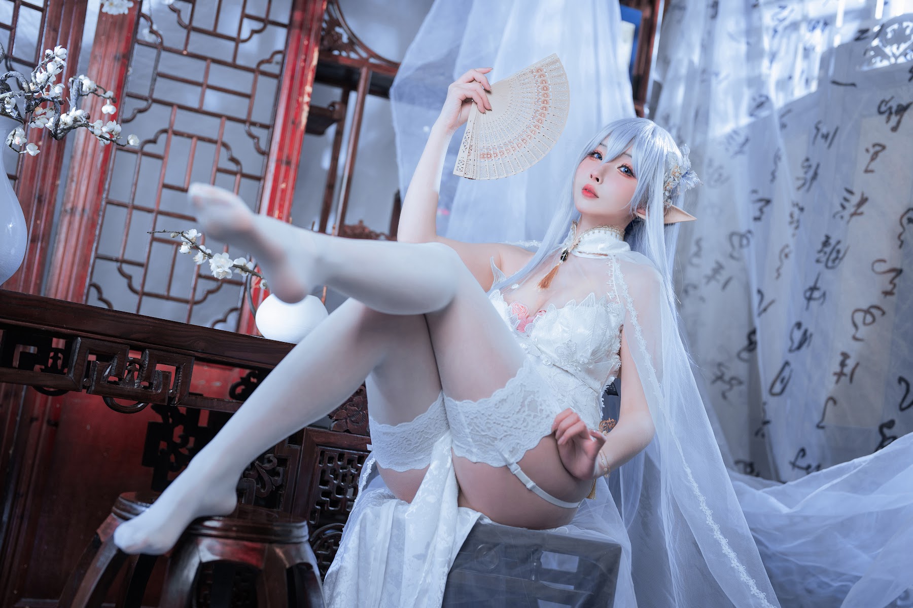 Coser@rioko凉凉子 – 阿尔比恩旗袍 - P43