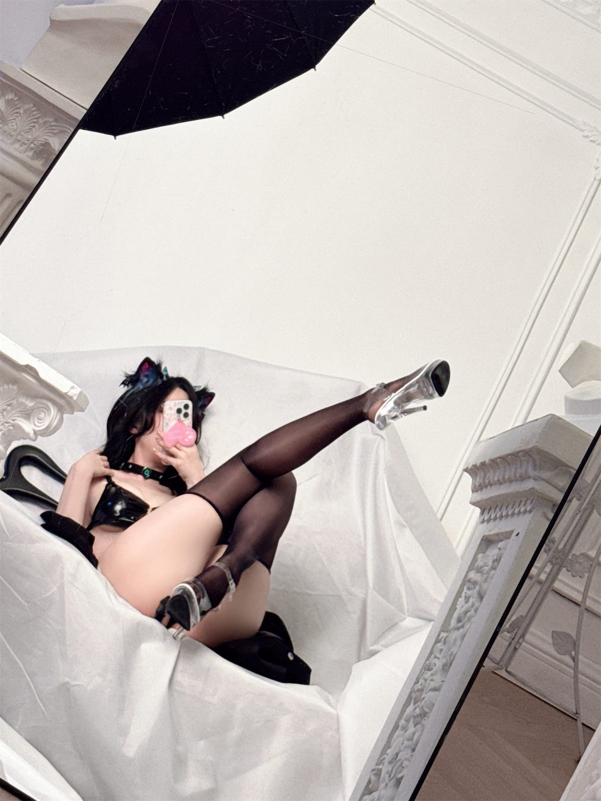Coser@rioko凉凉子 Vol.124 万圣节小恶魔猫耳 - P6