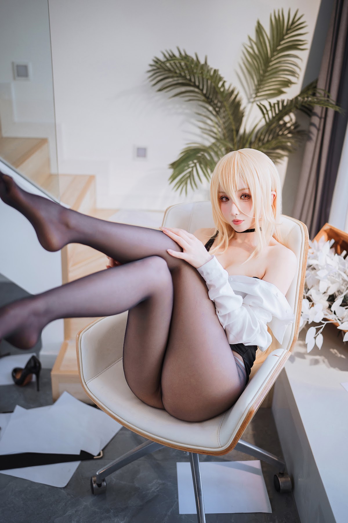 Coser@rioko凉凉子 Vol.113 碧蓝航线 冤仇 办公室的意外 - P14