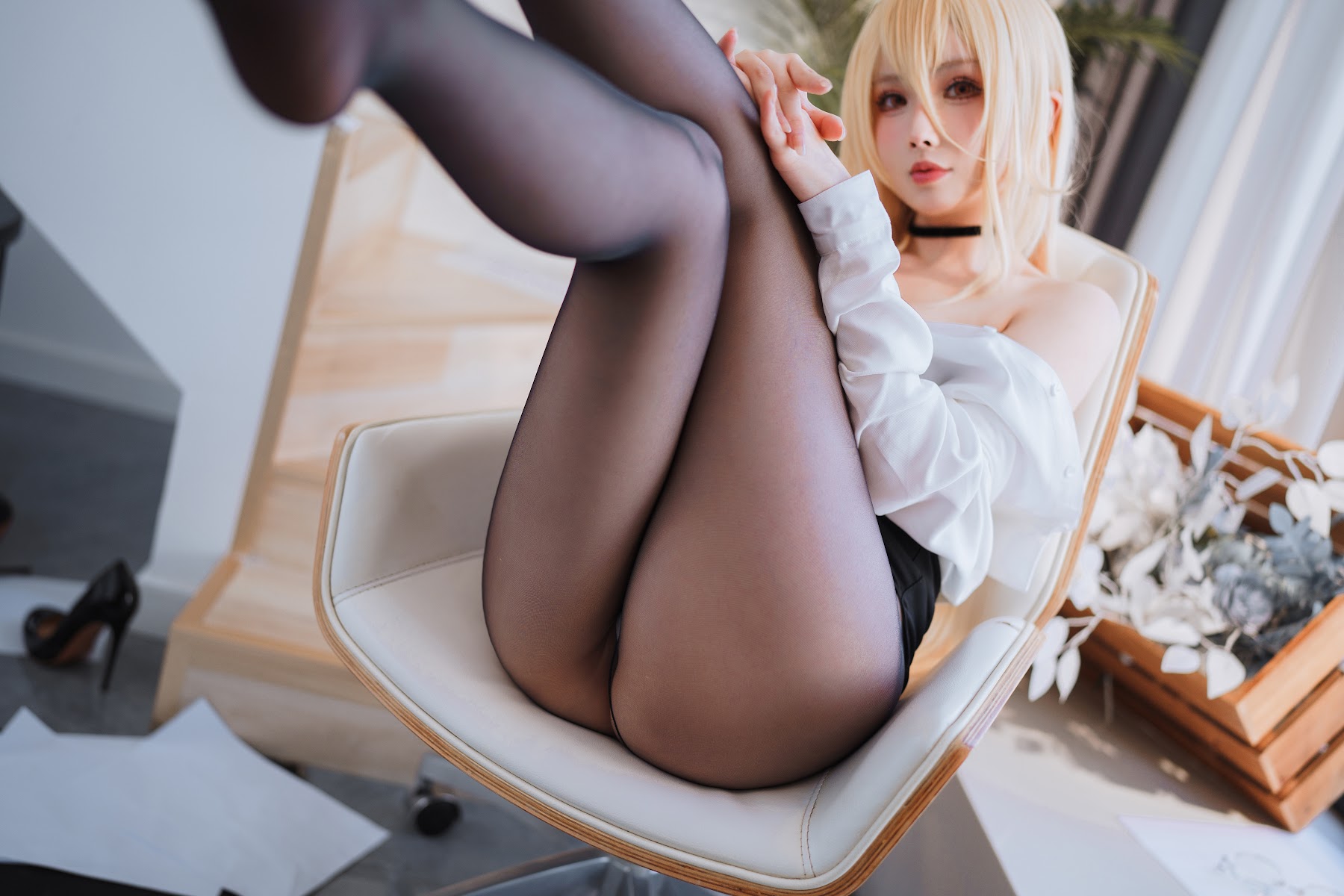 Coser@rioko凉凉子 Vol.113 碧蓝航线 冤仇 办公室的意外 - P15