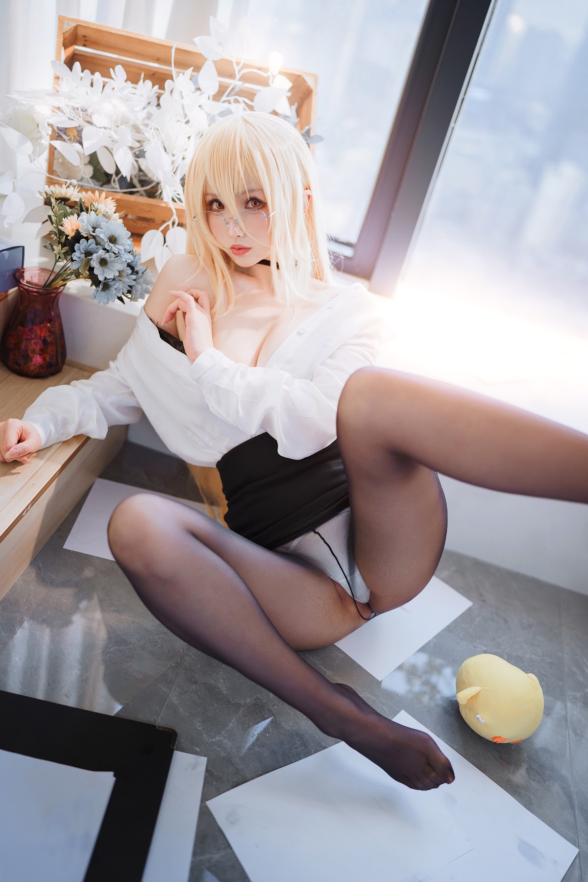 Coser@rioko凉凉子 Vol.113 碧蓝航线 冤仇 办公室的意外 - P28