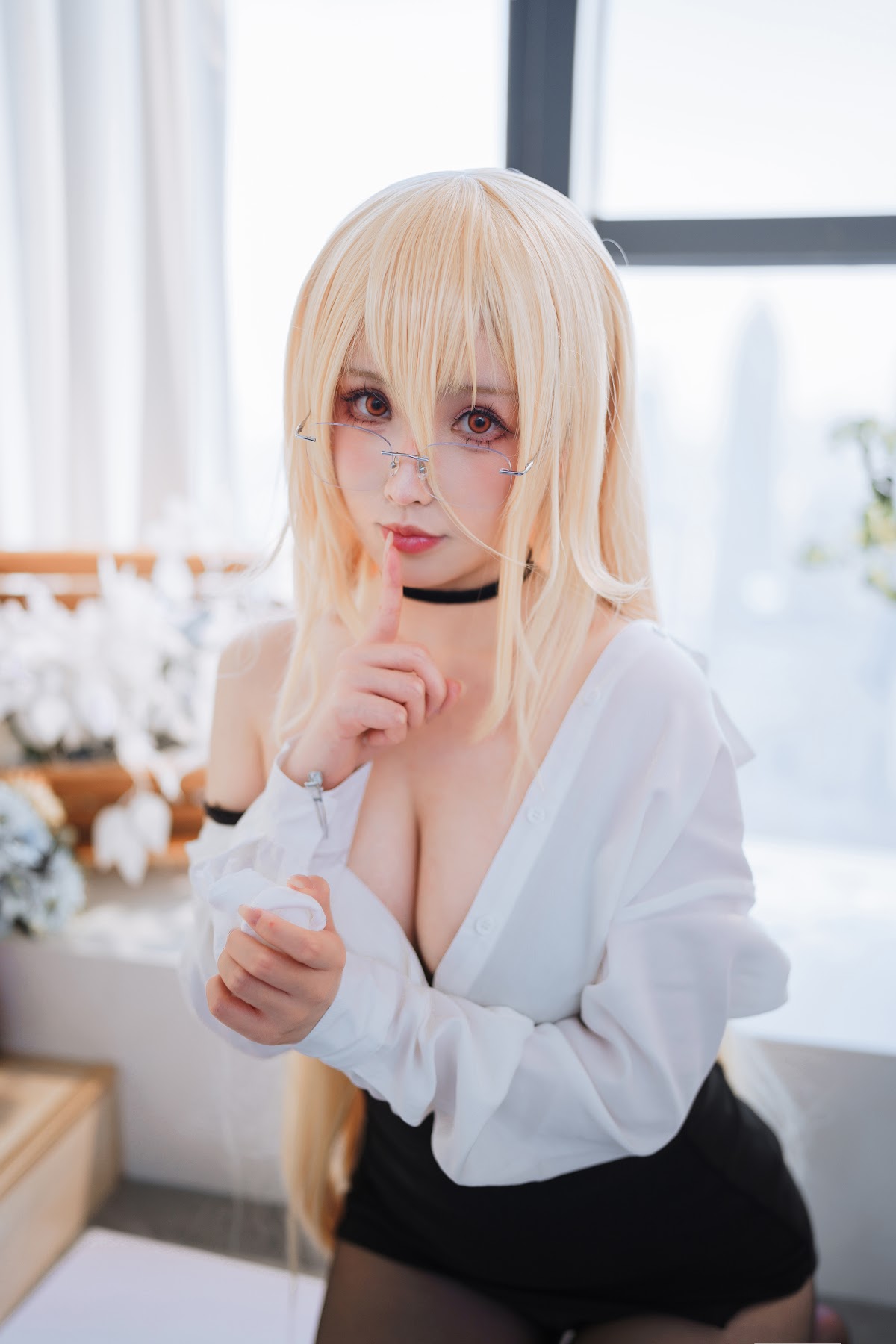 Coser@rioko凉凉子 Vol.113 碧蓝航线 冤仇 办公室的意外 - P2