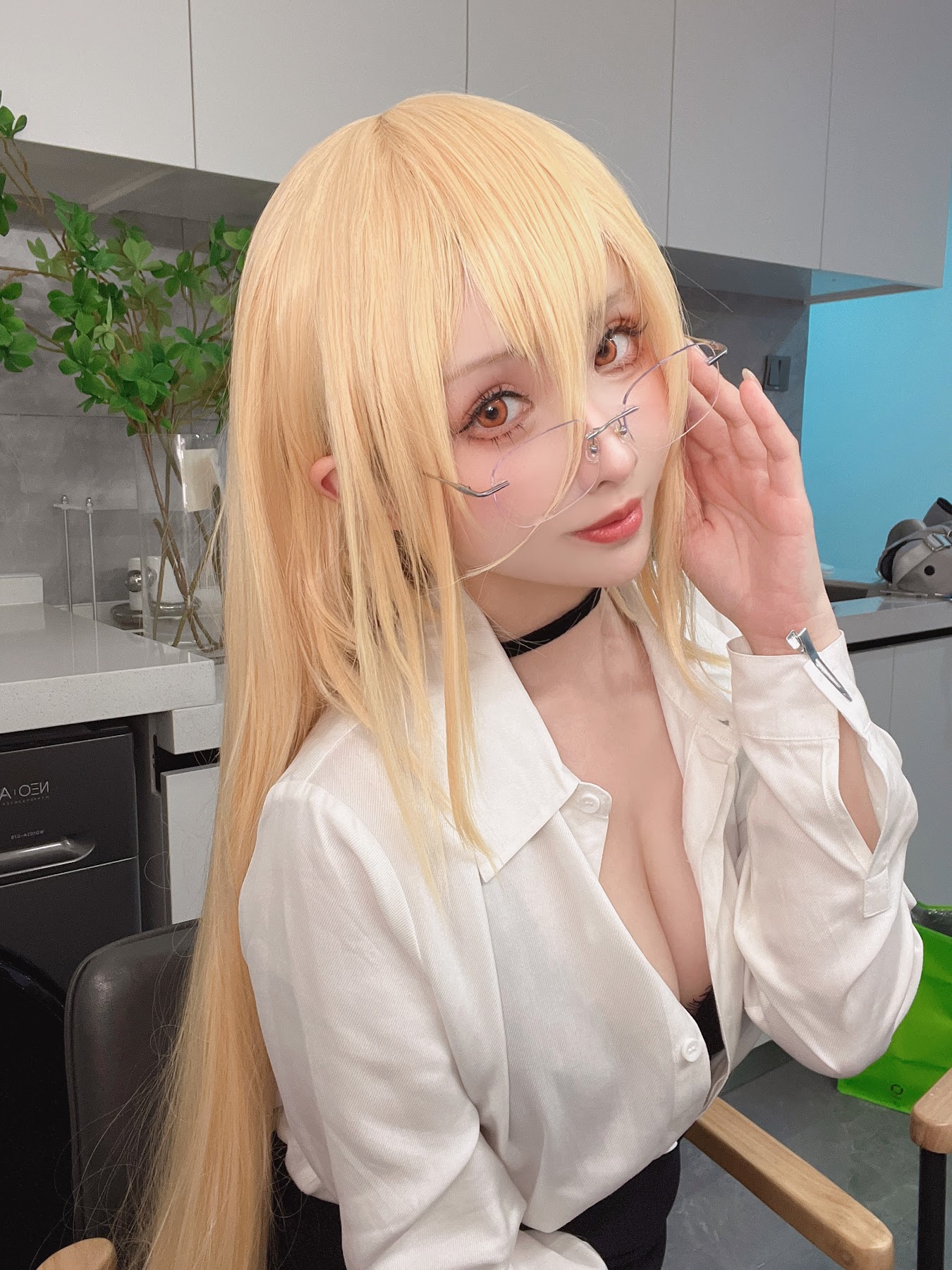 Coser@rioko凉凉子 Vol.113 碧蓝航线 冤仇 办公室的意外 - P32