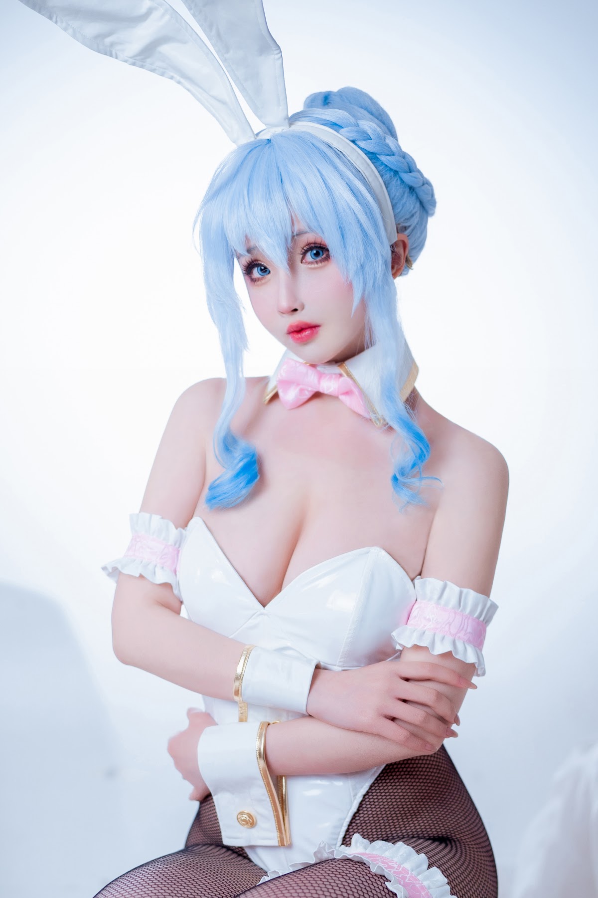 Coser@rioko凉凉子 Vol.108 雪女兔女郎 - P12